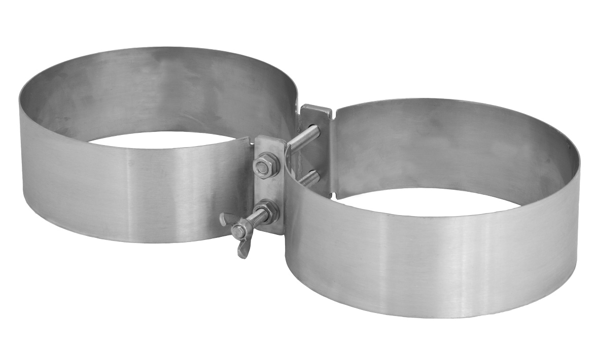 SS Tank band 60 mm double screw for 171 mm tanks