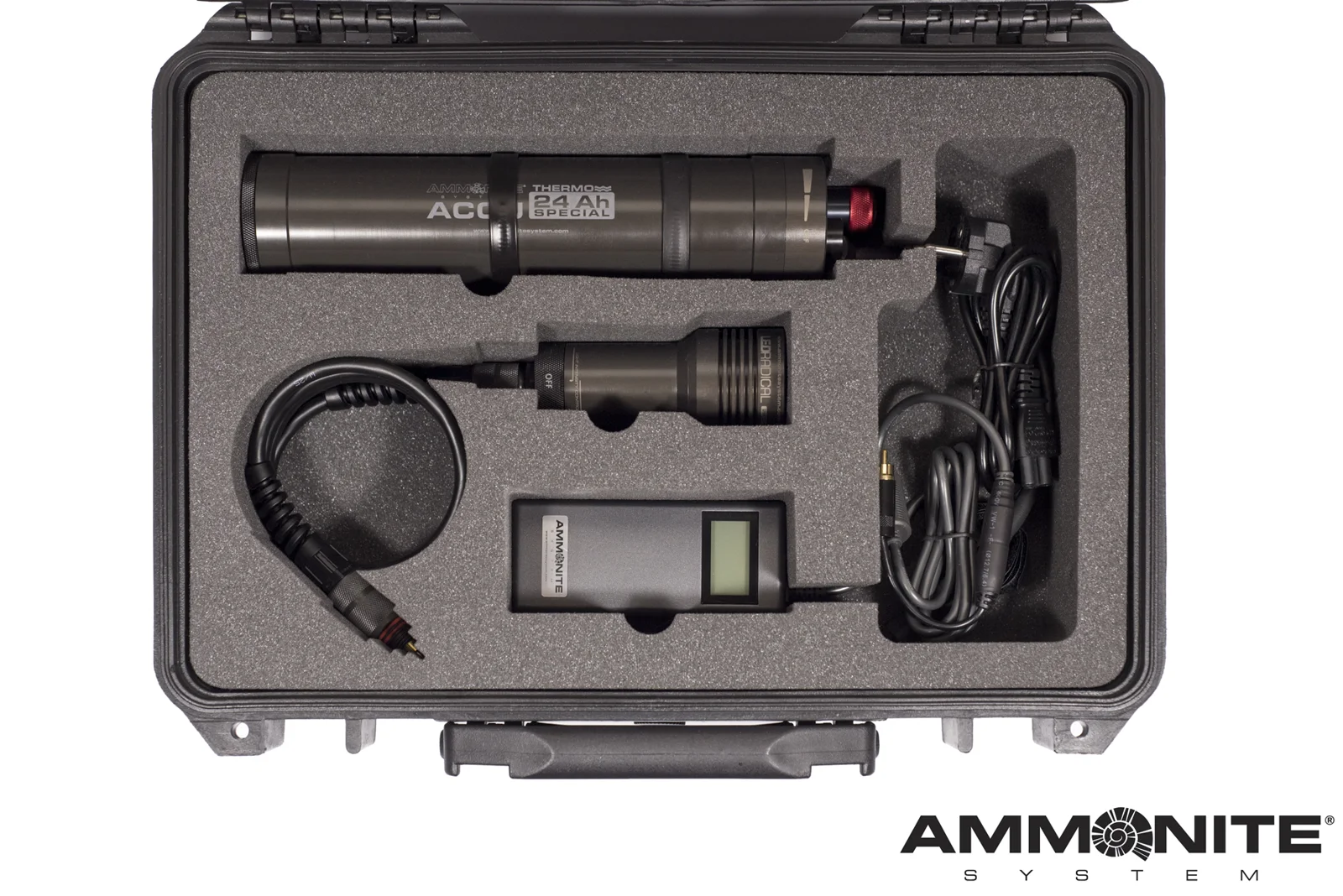LED NAUTILUS / ACCU THERMO TYPE 24 SPECIAL HD CABLE / HD WATERPROOF CASE