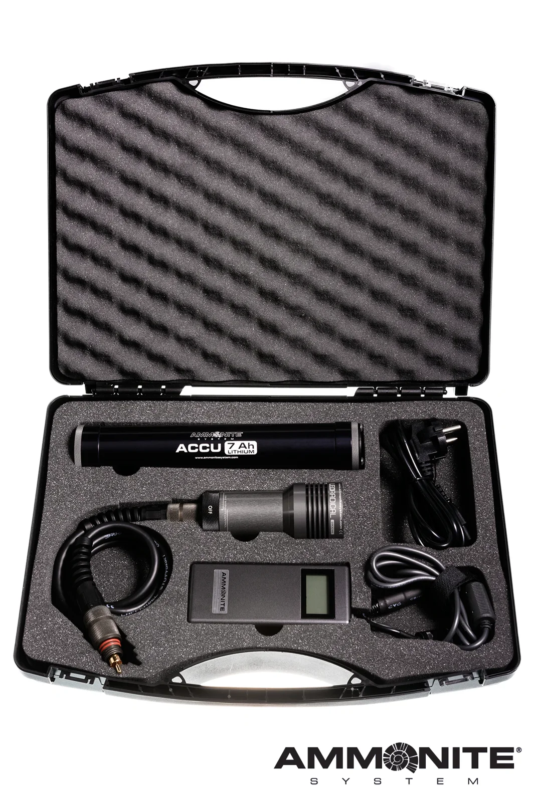 LED SPELEO MARK II / ACCU TYPE 9 / SIDEMOUNT CABLE ECO-FRIENDLY PACKAGING / NO GOODMAN HANDLE