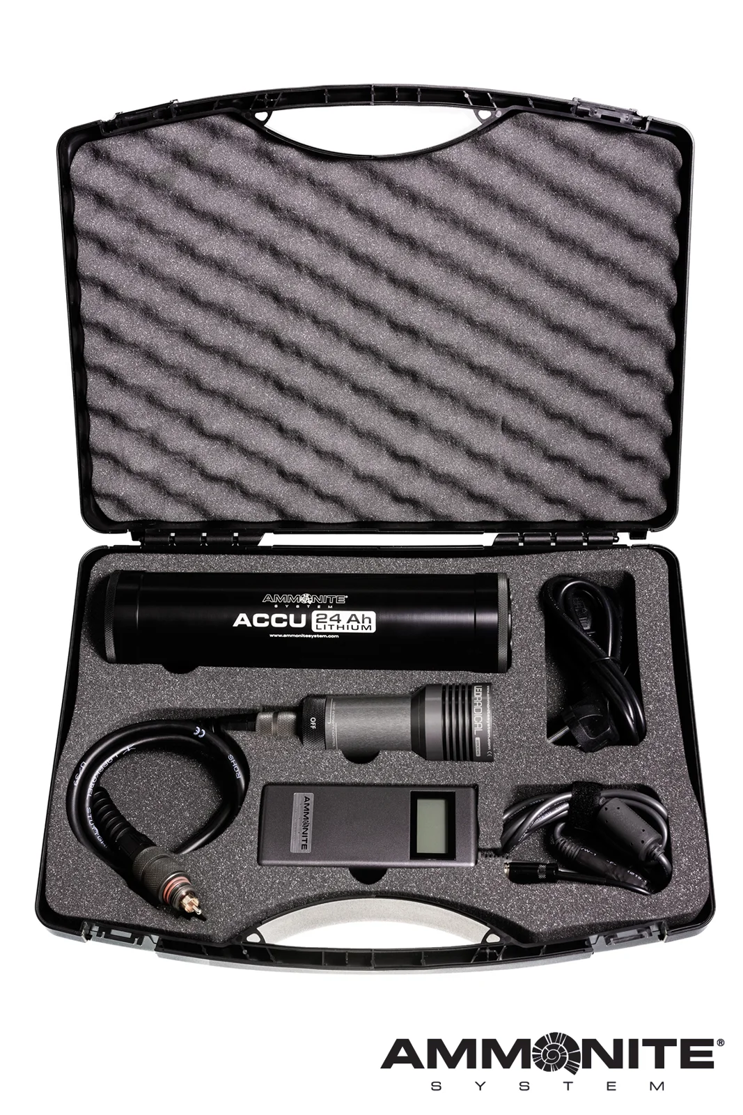 LED SPELEO MARK II / ACCU TYPE 24 / SIDEMOUNT CABLE ECO-FRIENDLY PACKAGING / NO GOODMAN HANDLE