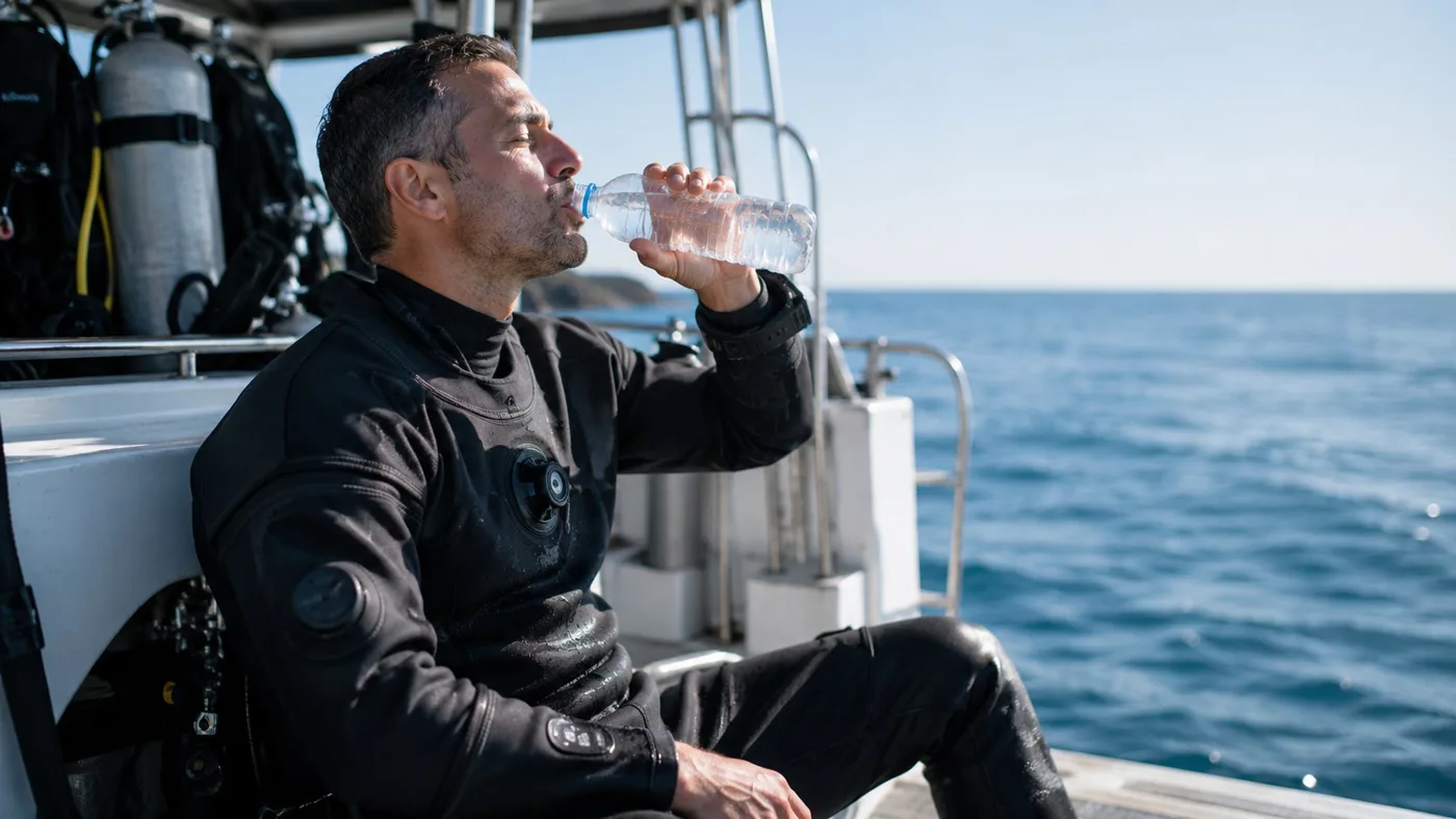 Fatiga y falta de descanso durante un viaje previo a una jornada de buceo