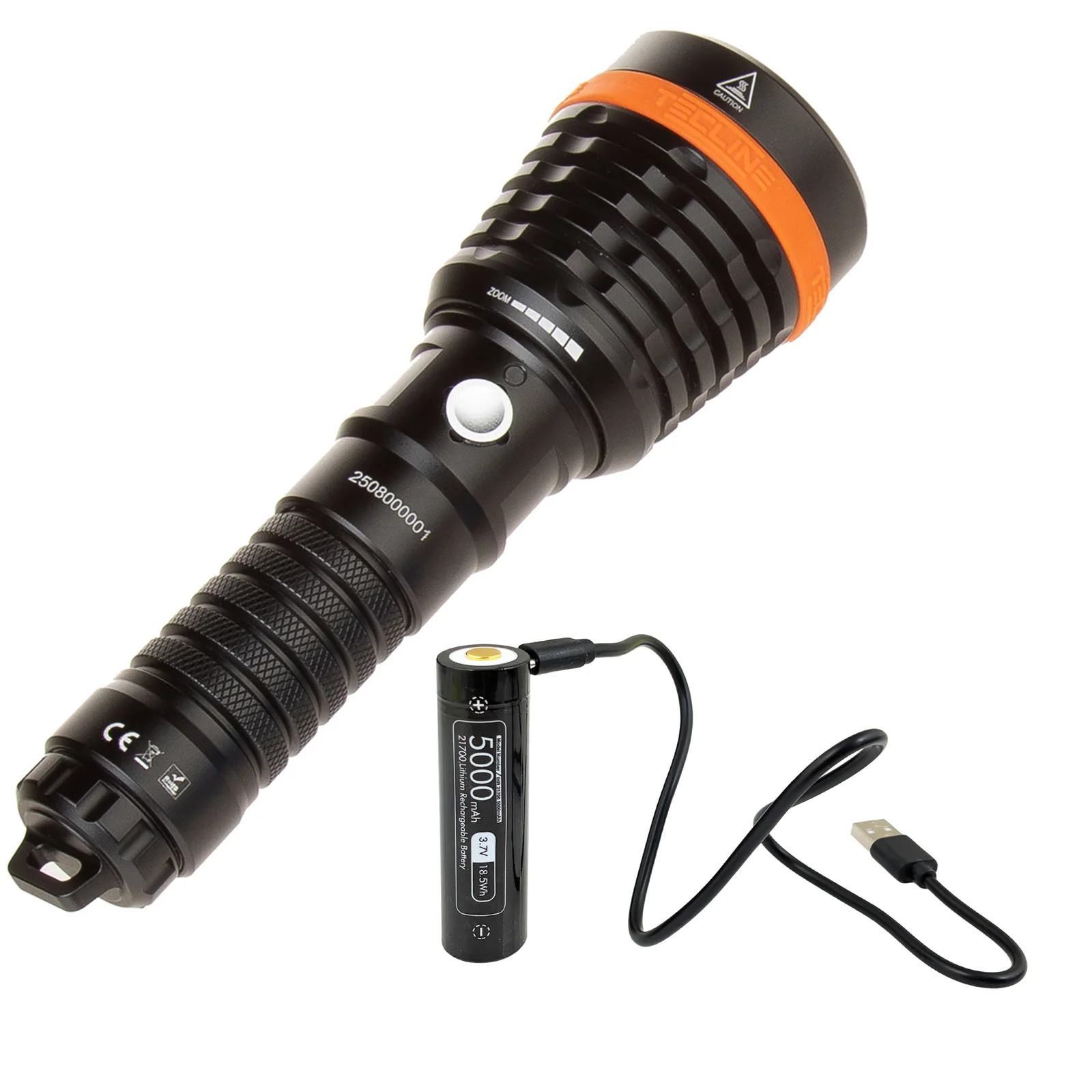 LED light Zoom, 1500 lm - black