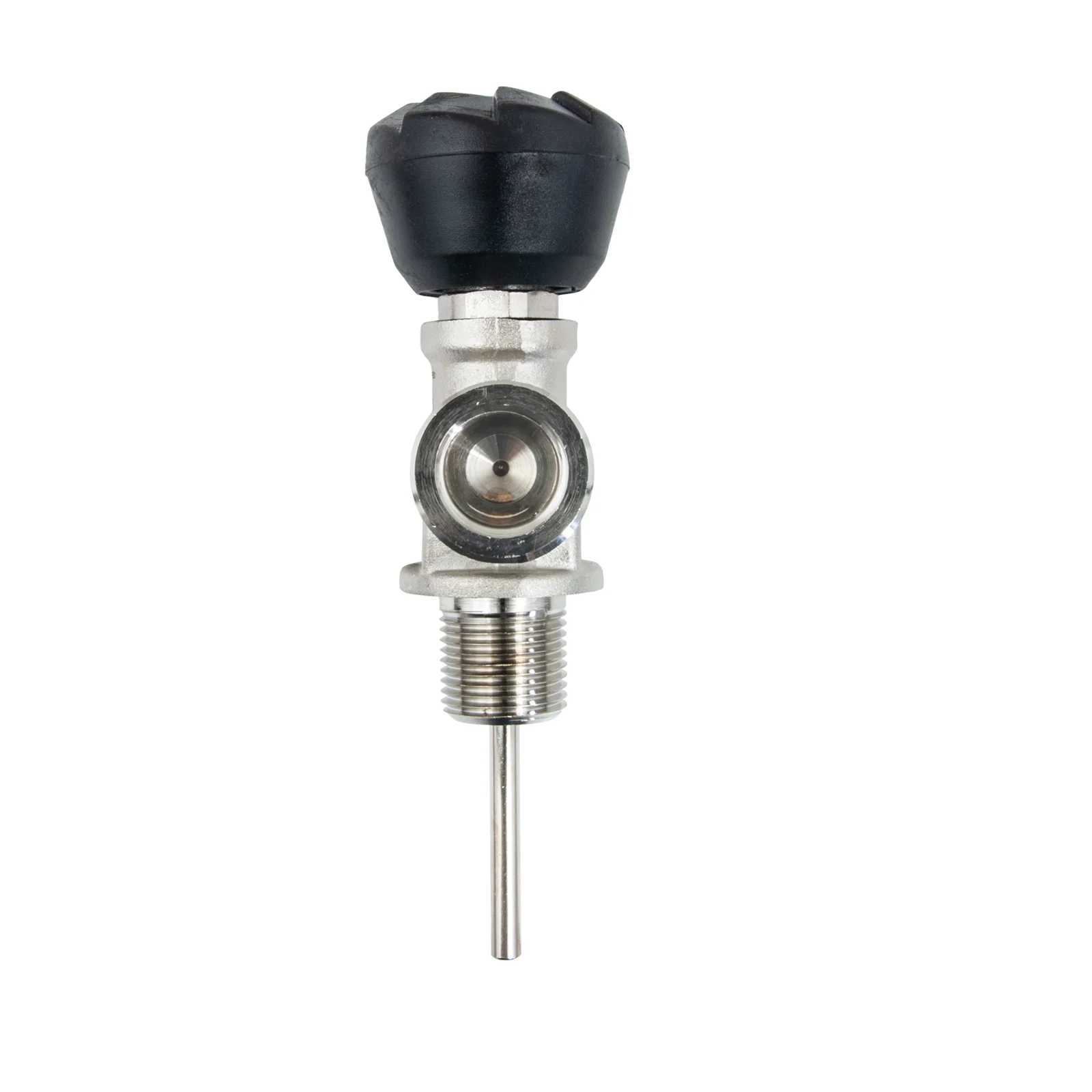 Mono valve for 1,5L and 3L alu tanks, M25x2, 232 bar - Viton (large knob)