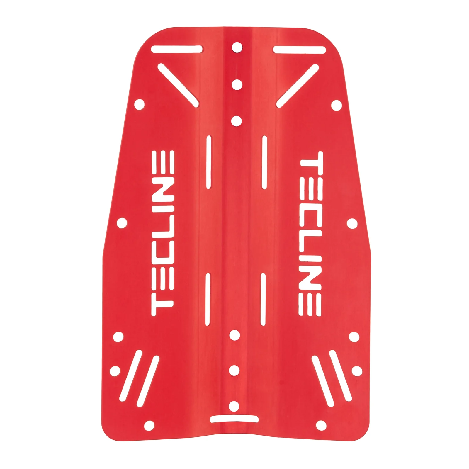 Standard backplate alu 3 mm, (0,85 kg) red