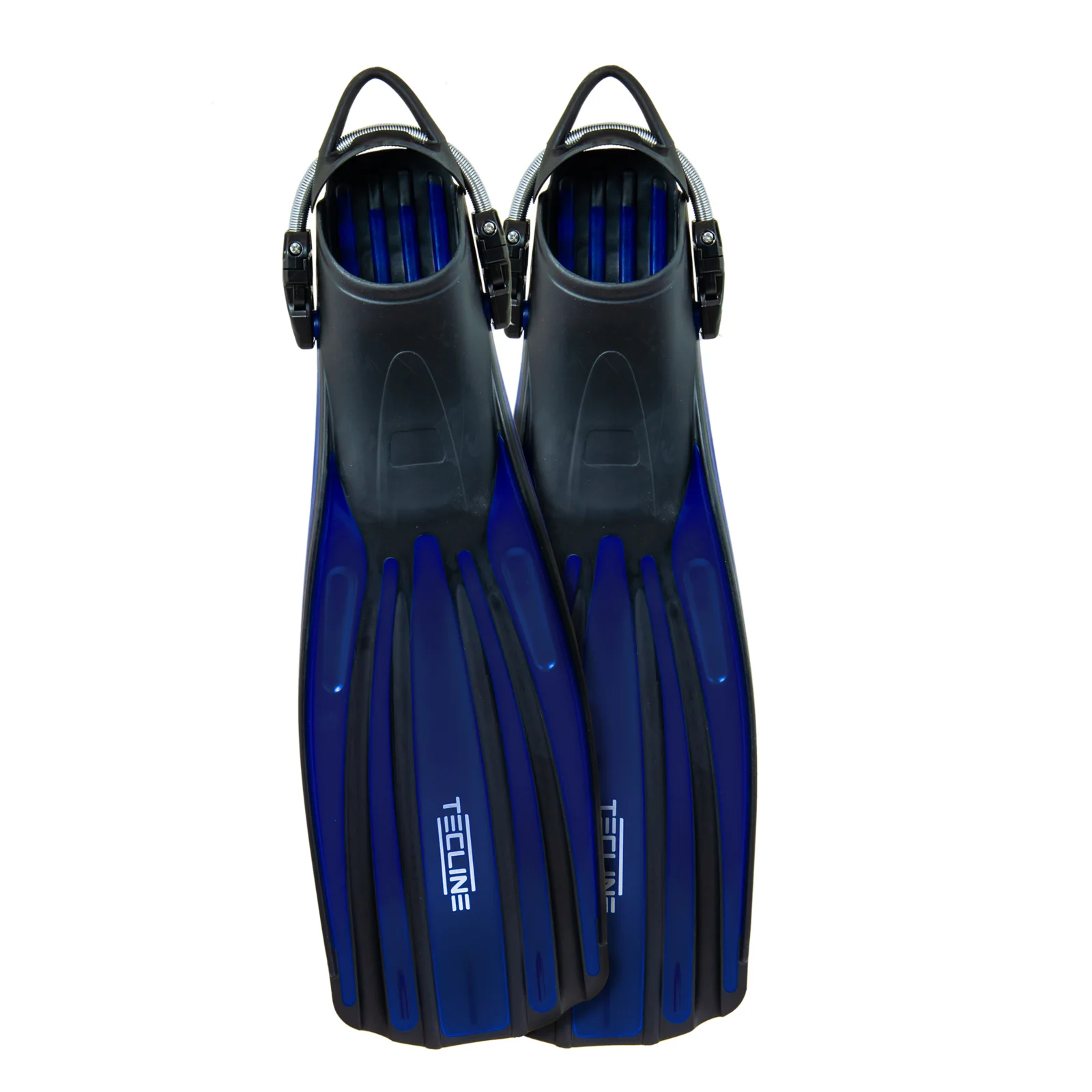 Aletas RecTec con muelles Inox S - azul