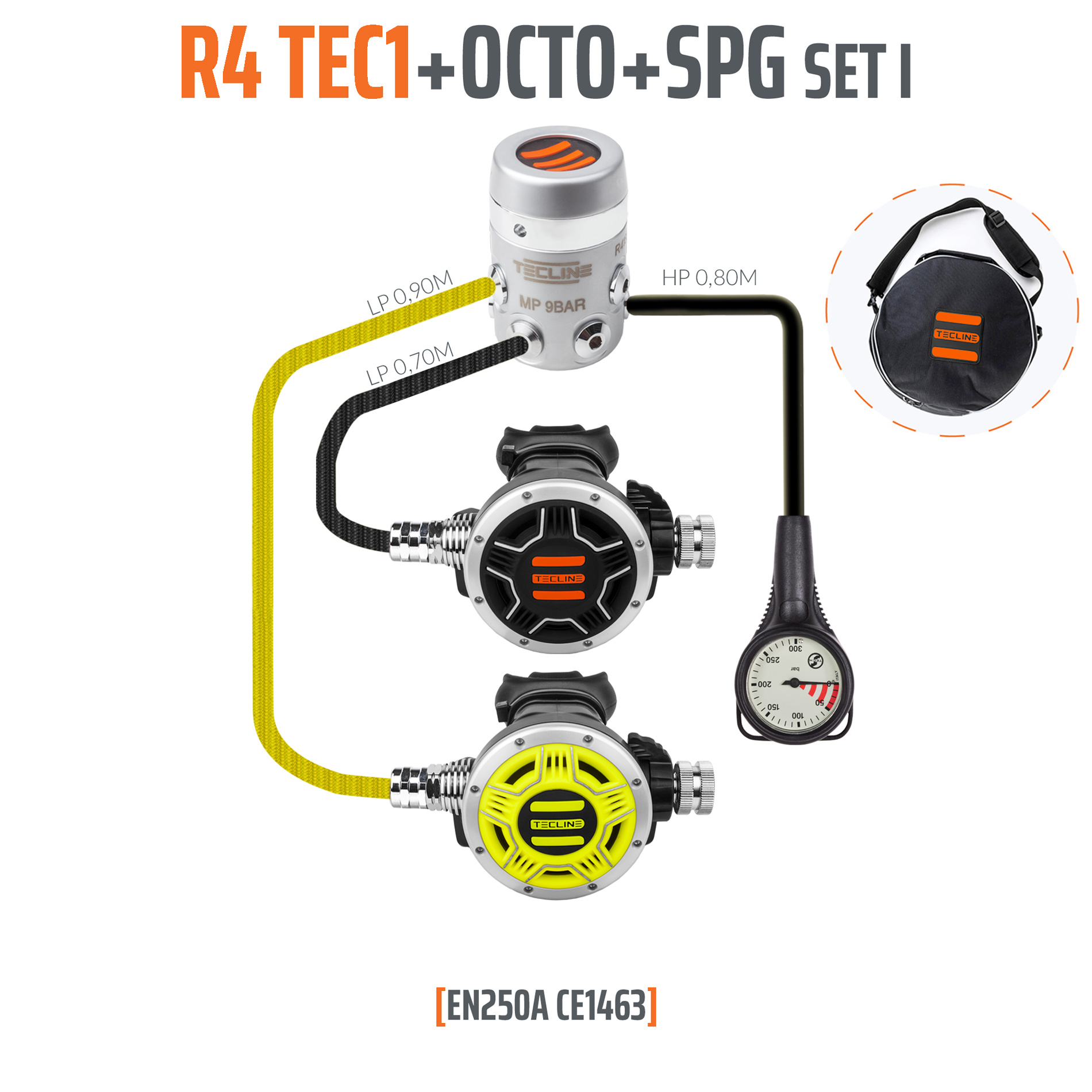 Regulator R4 TEC1 set I with octo and SPG - EN250A