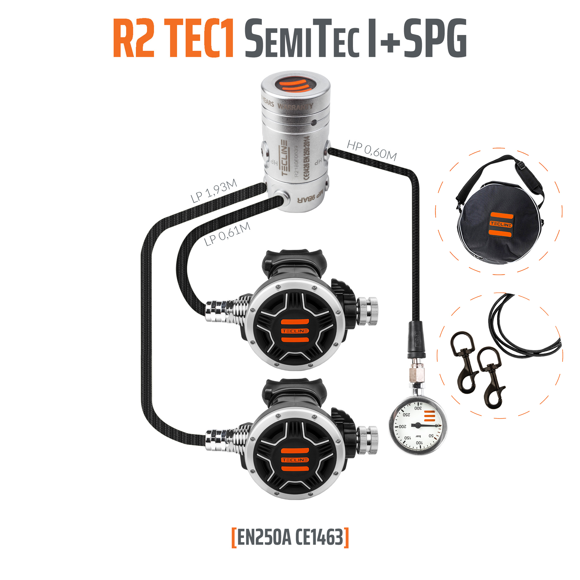 Regulator R2 TEC1 SemiTec I set with SPG - EN250A