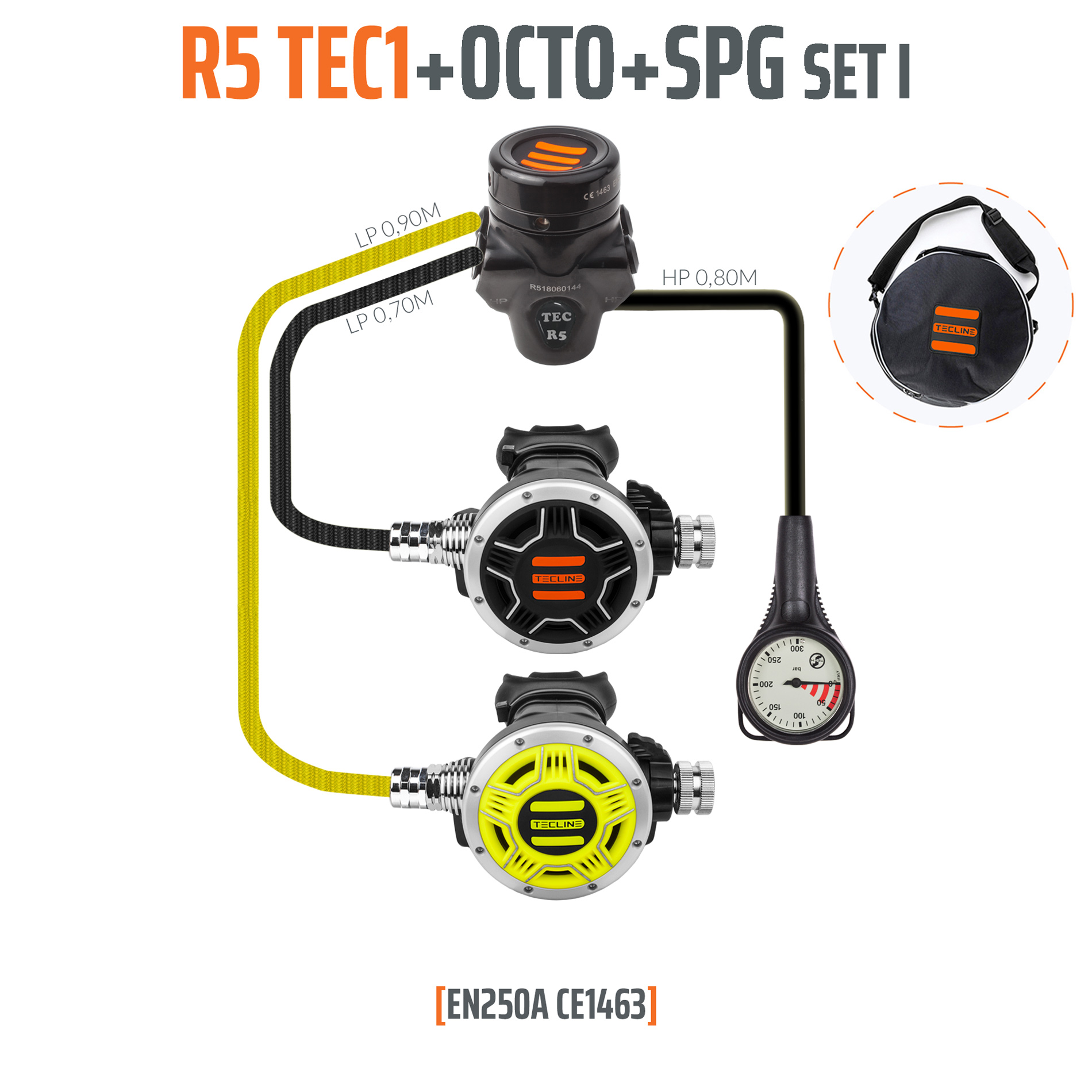Regulator R5 TEC1 set I with octo and SPG - EN250A