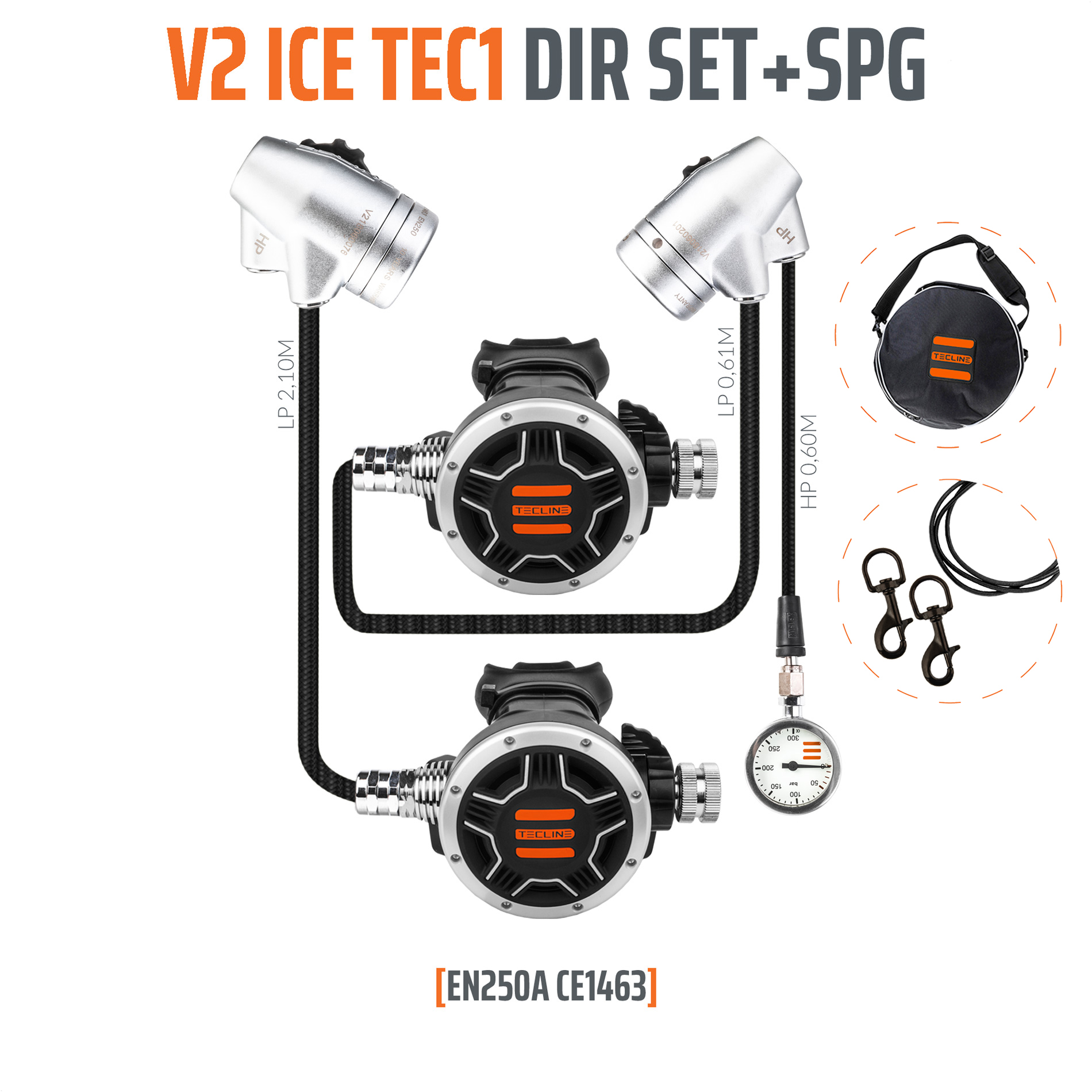 Regulator V2 ICE TEC1 DIR Set with SPG - EN250A