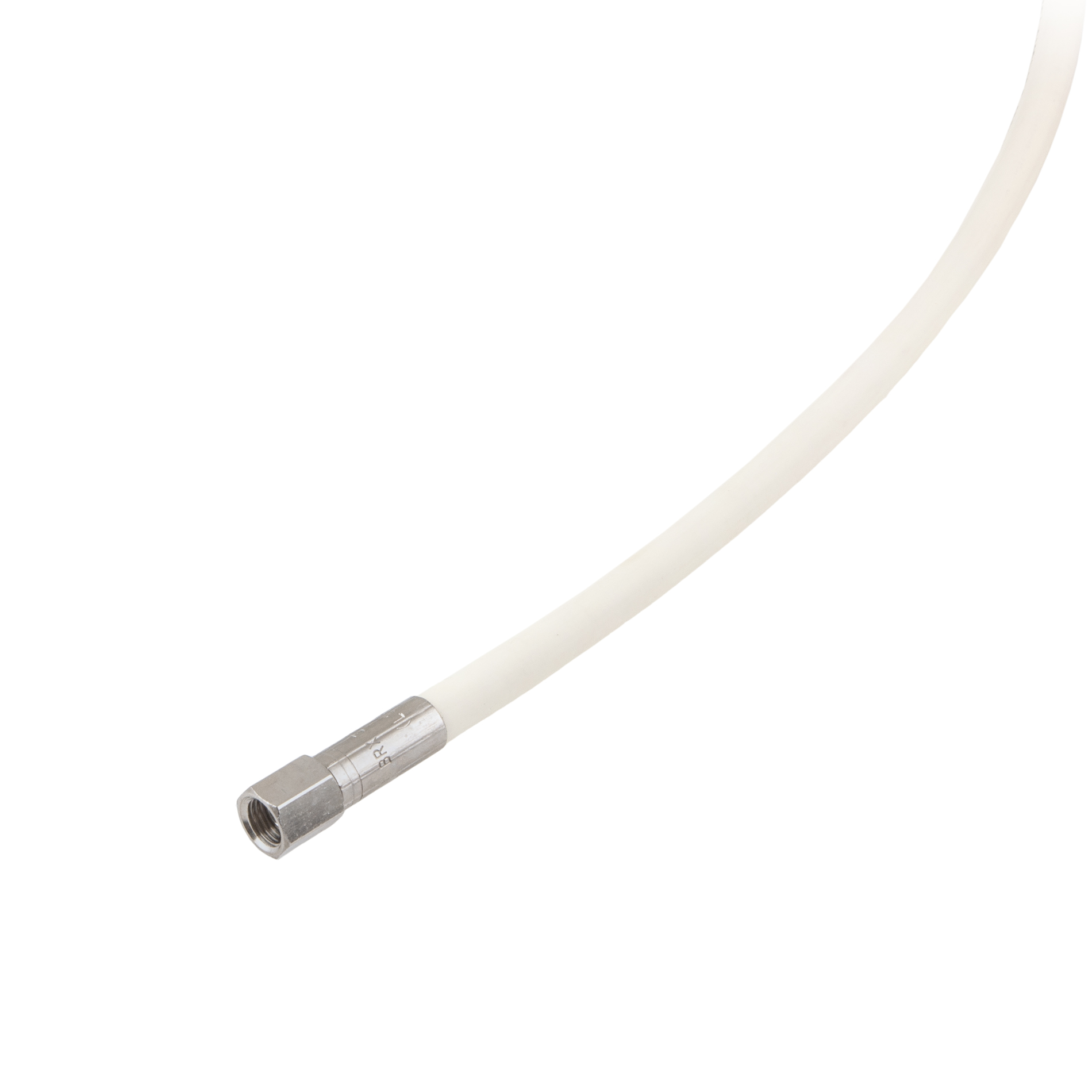 HP hose 0,80 m white, rubber