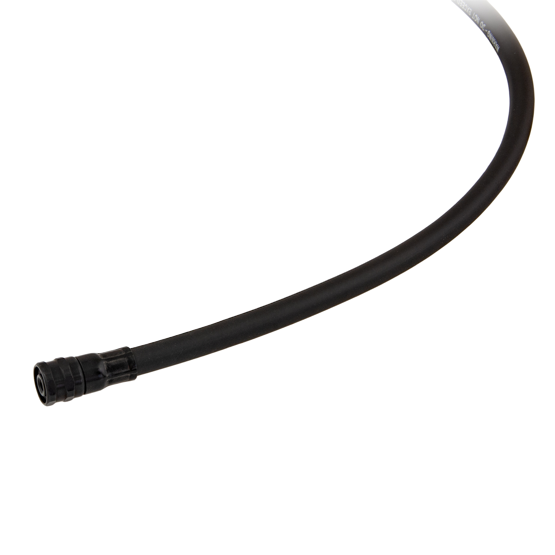 LP hose 0,65 m black, rubber - Military Line