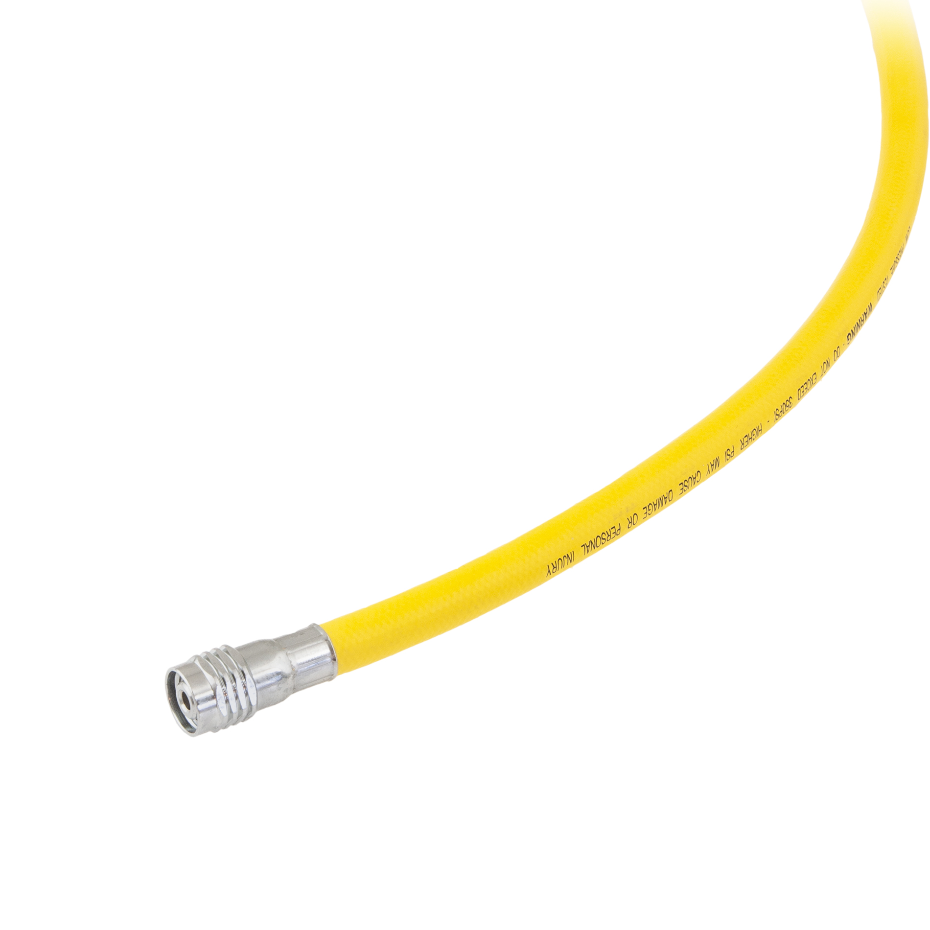 LP hose 1,50 m yellow, rubber