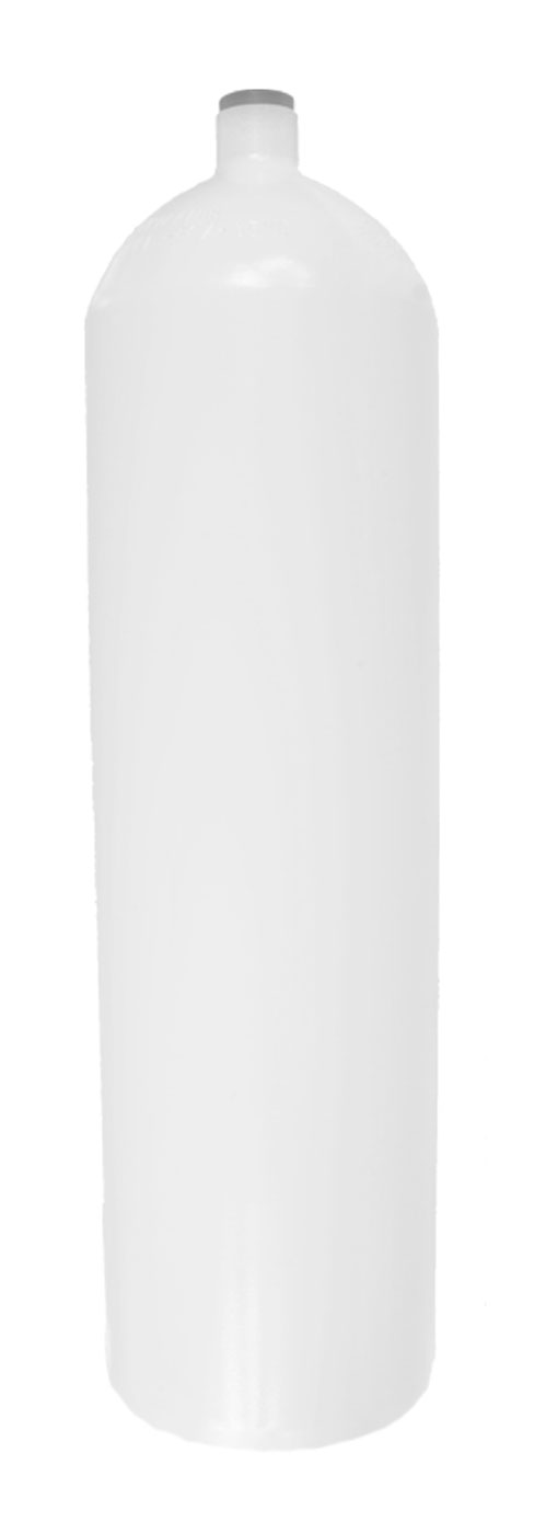 Tank 12 L 171 mm 232 bar, concave (flat bottom) - tank only, white