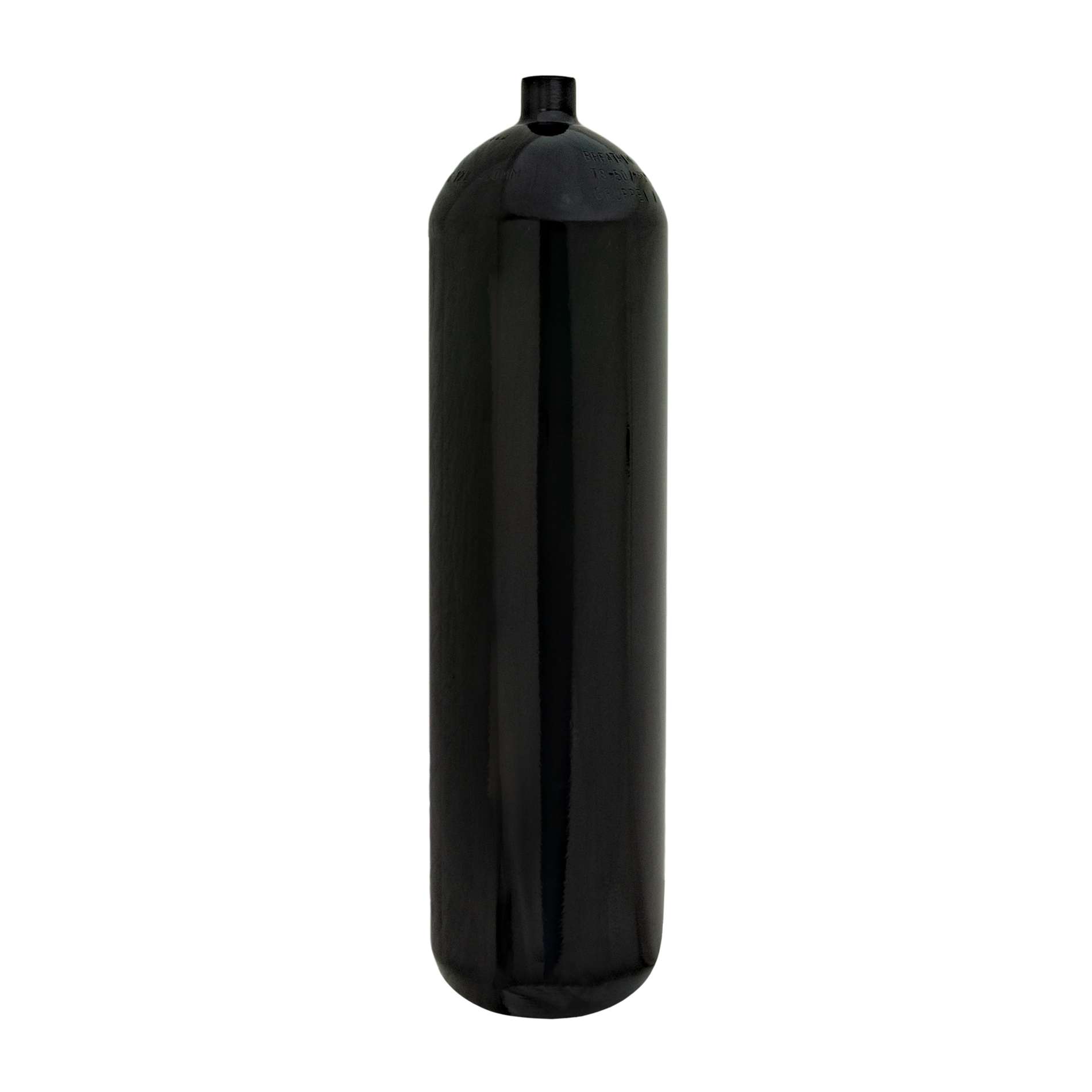 Tank 12 L 171 mm 232 bar, concave (flat bottom) - tank only, black - Military Line
