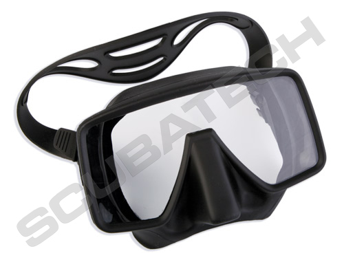 Mask Frameless Classic, black silicon matt