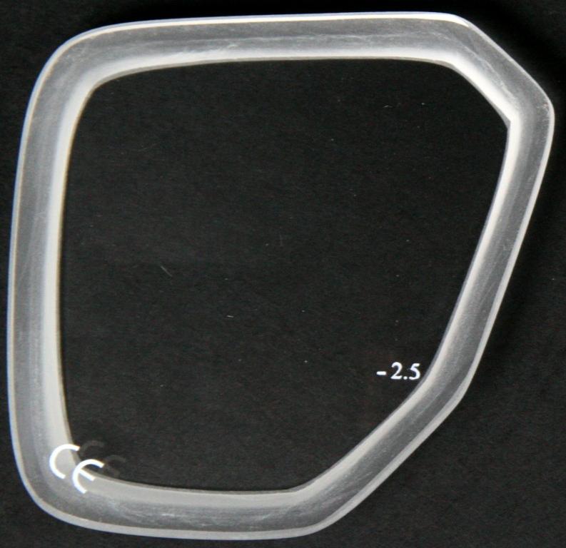 Correction lenss for Tecline Tiara mask -2,5 R