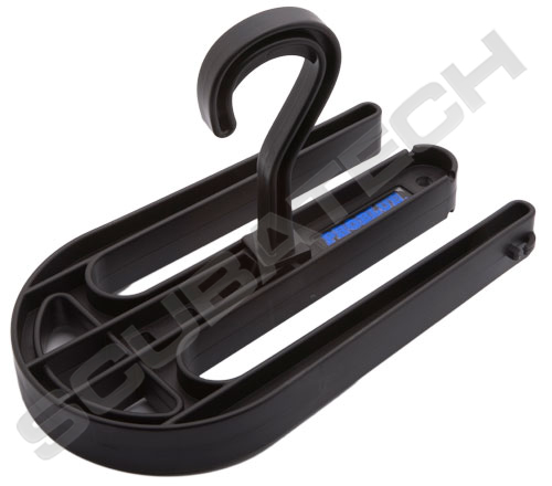 Hanger for dry suits with boots