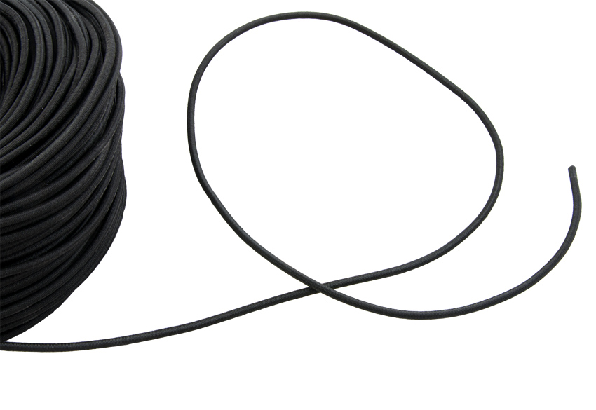 Bungee 4 mm, black