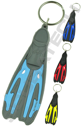 Key fob fin Tiara II light blue
