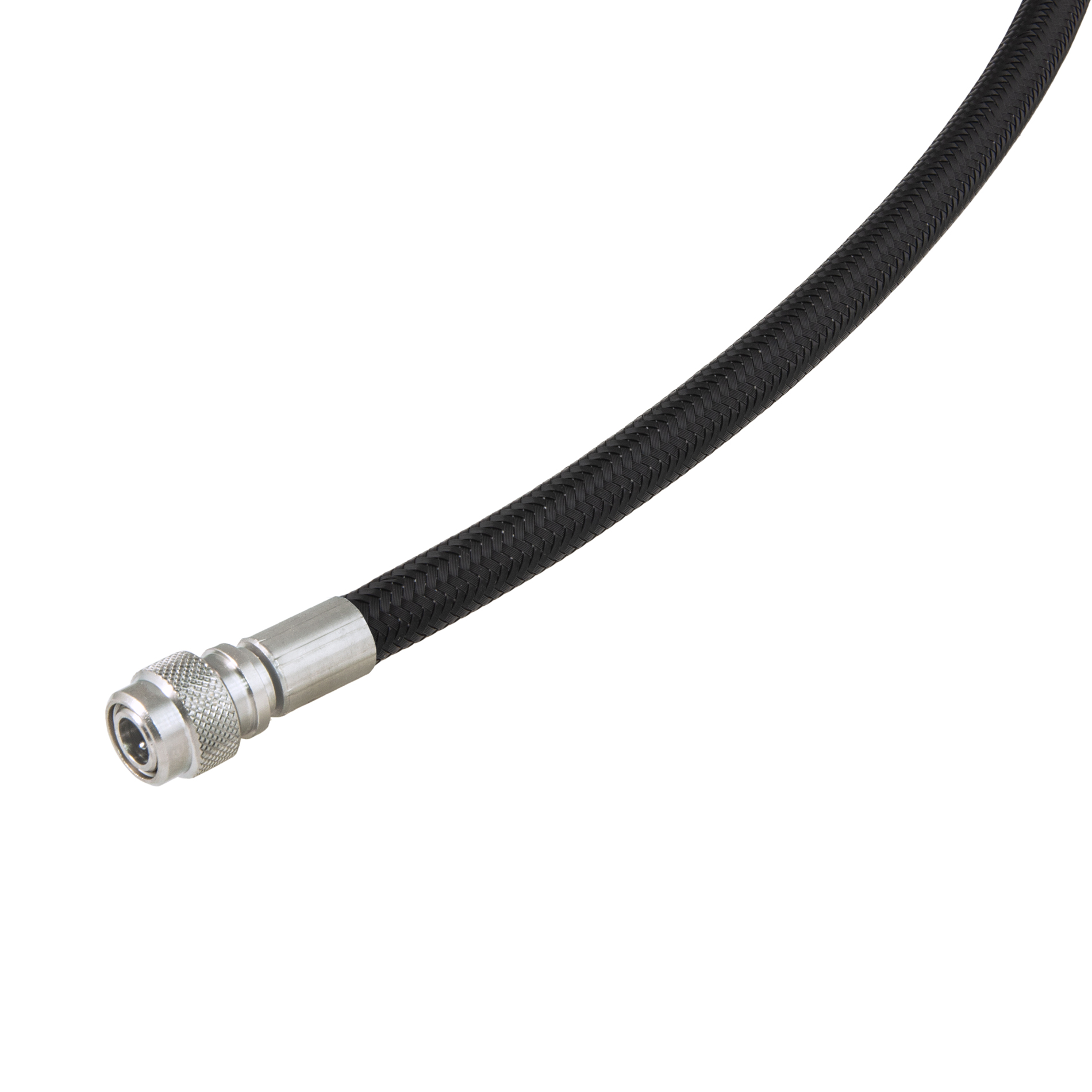 XTR inflator hose 0,25 m, black