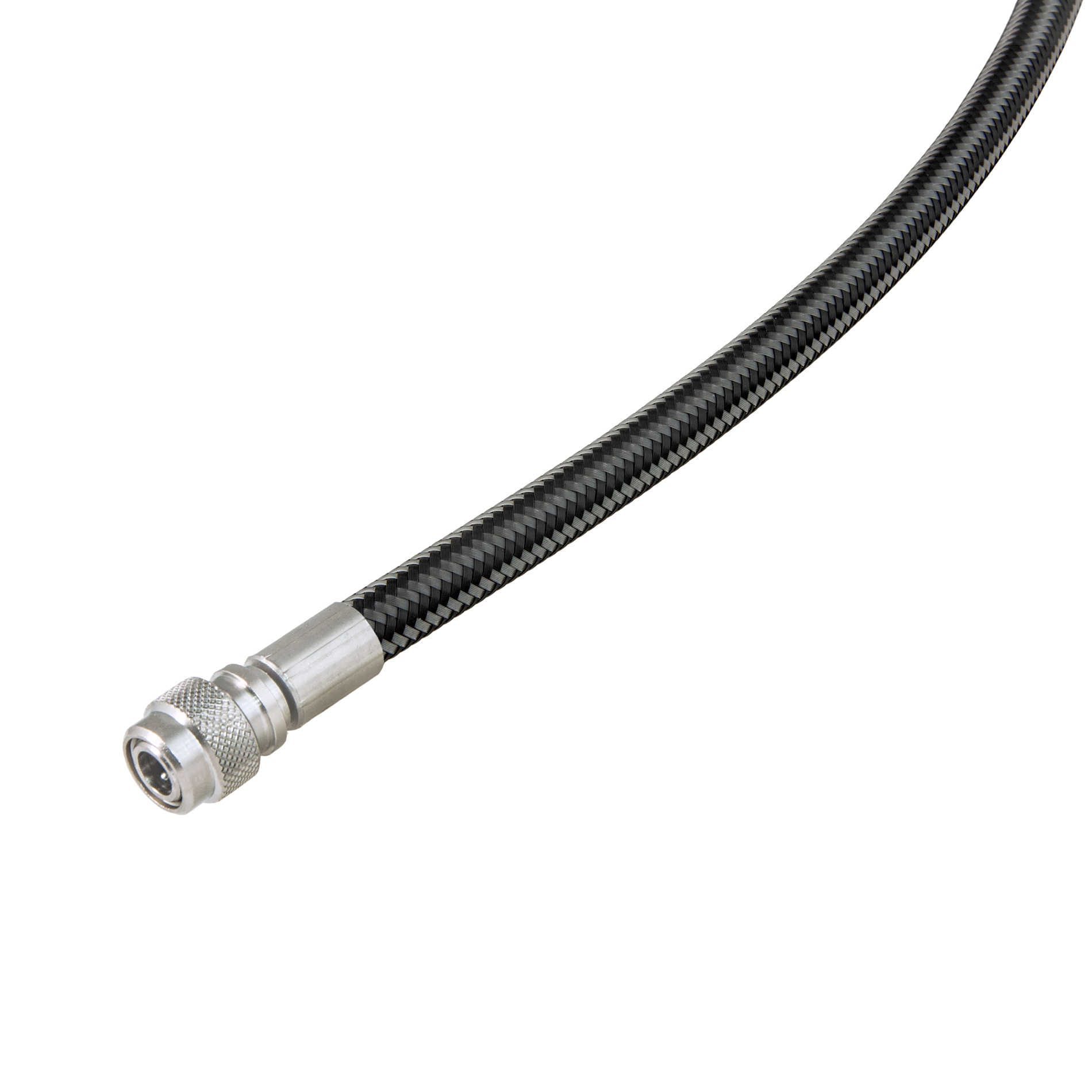 XTR inflator hose 0,55 m, Carbon