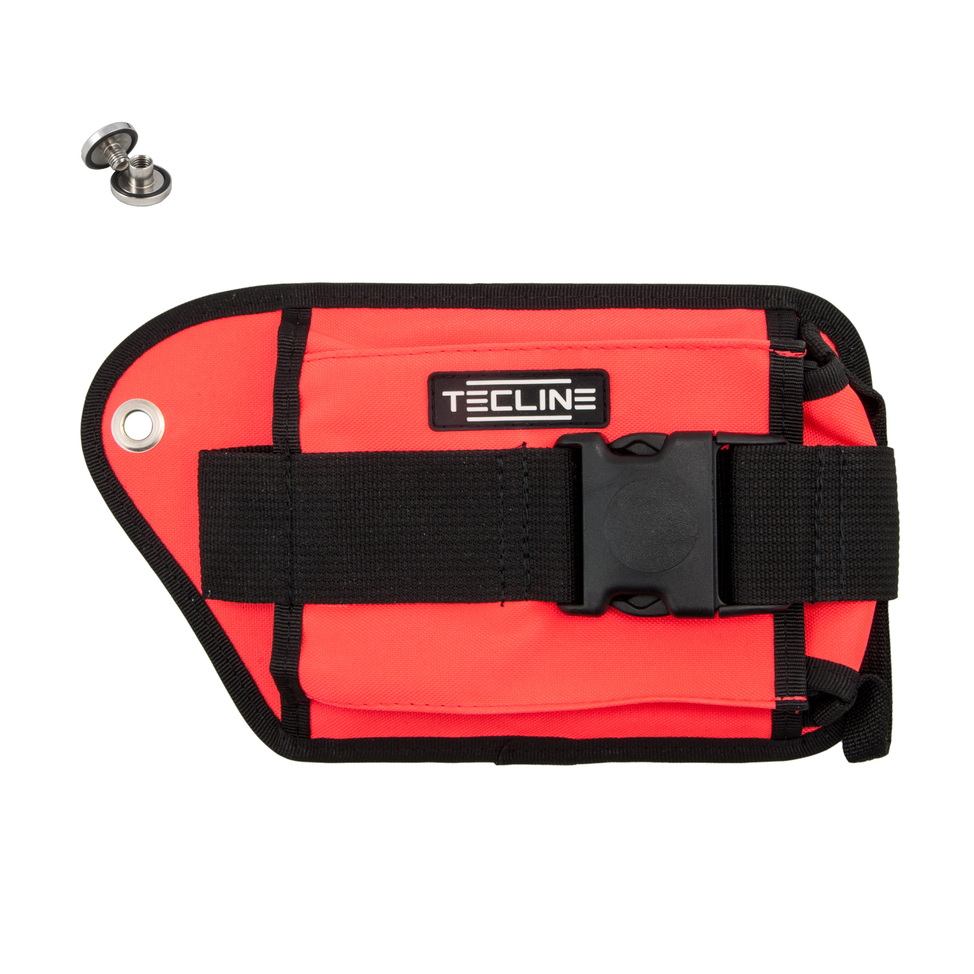 Double weight pocket, orange, right - Tecline
