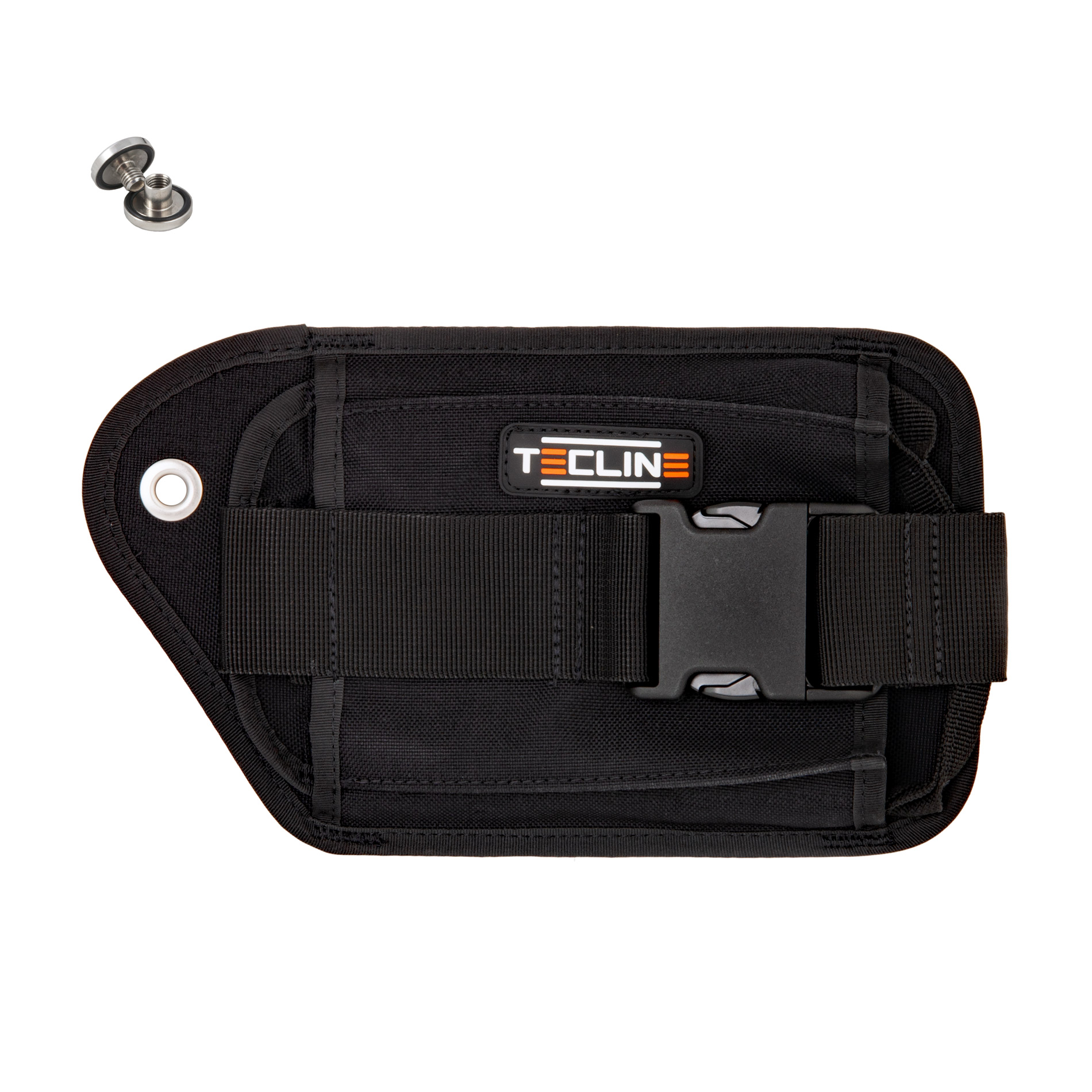 Double weight pocket, black, right - Tecline