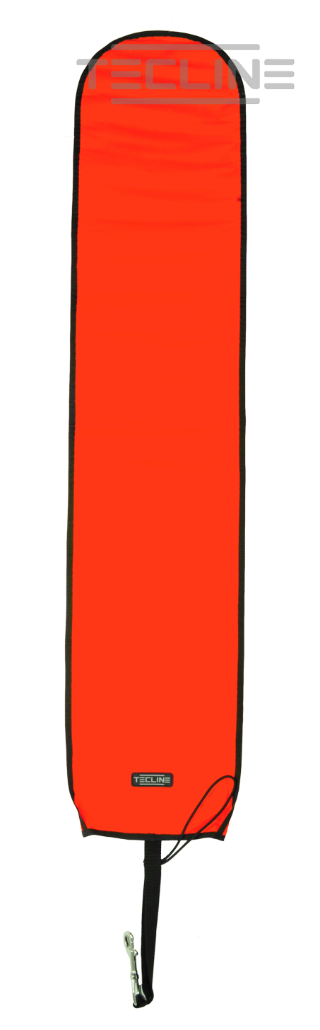 Open buoy 25/122 cm with weights - orange