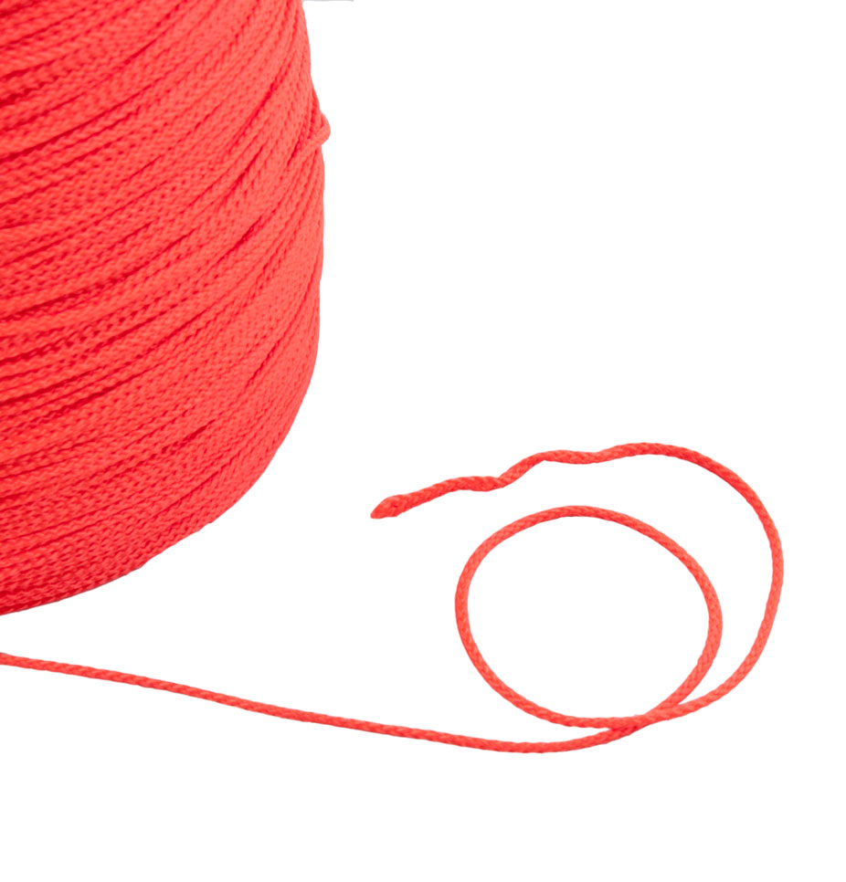 Nylon cord orange for spools and reels - 500 m