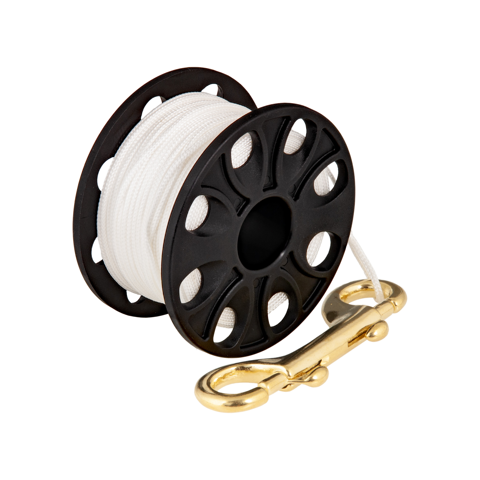 Spool 45m with brass 100 mm snap