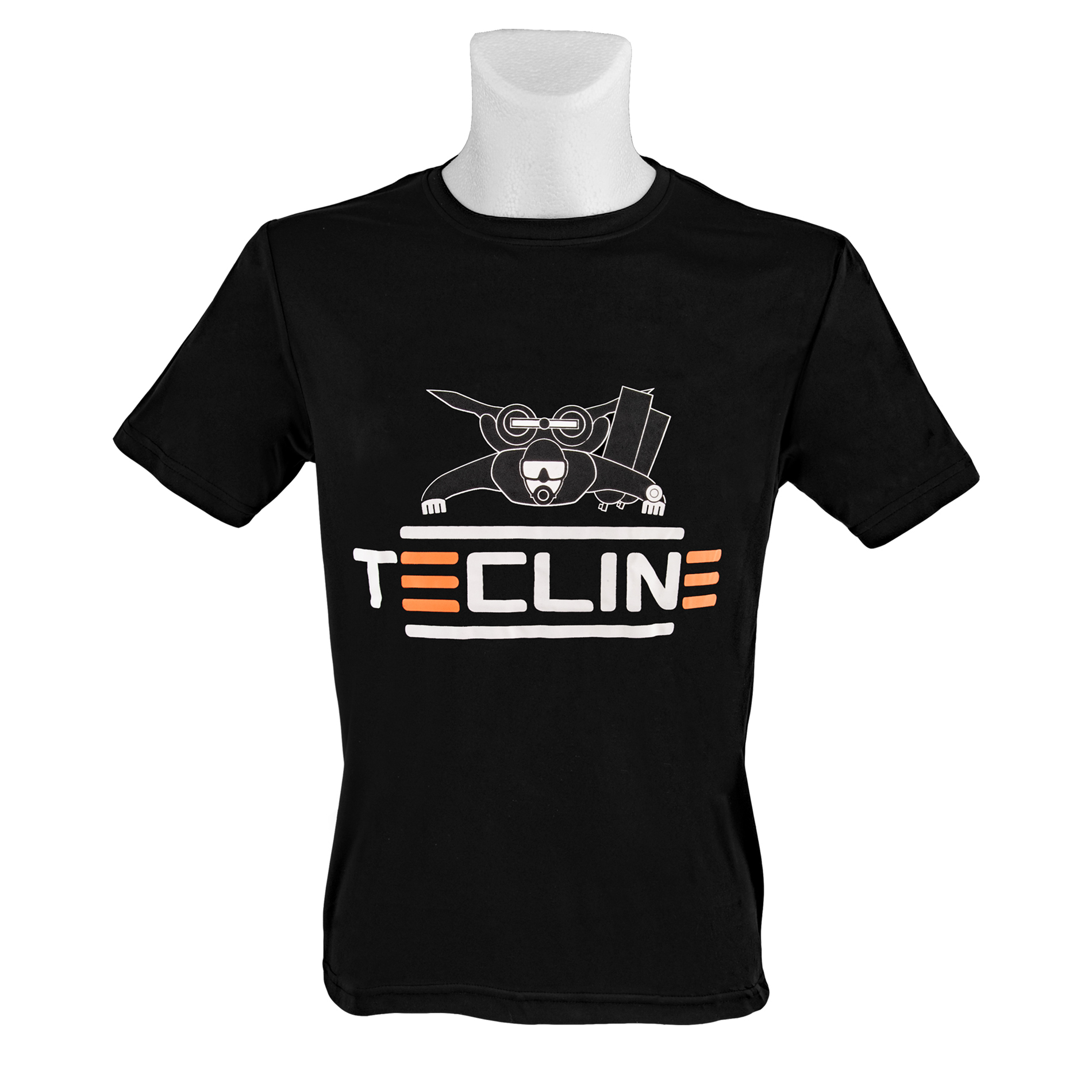 T-shirt Tecline E, microfiber, black S