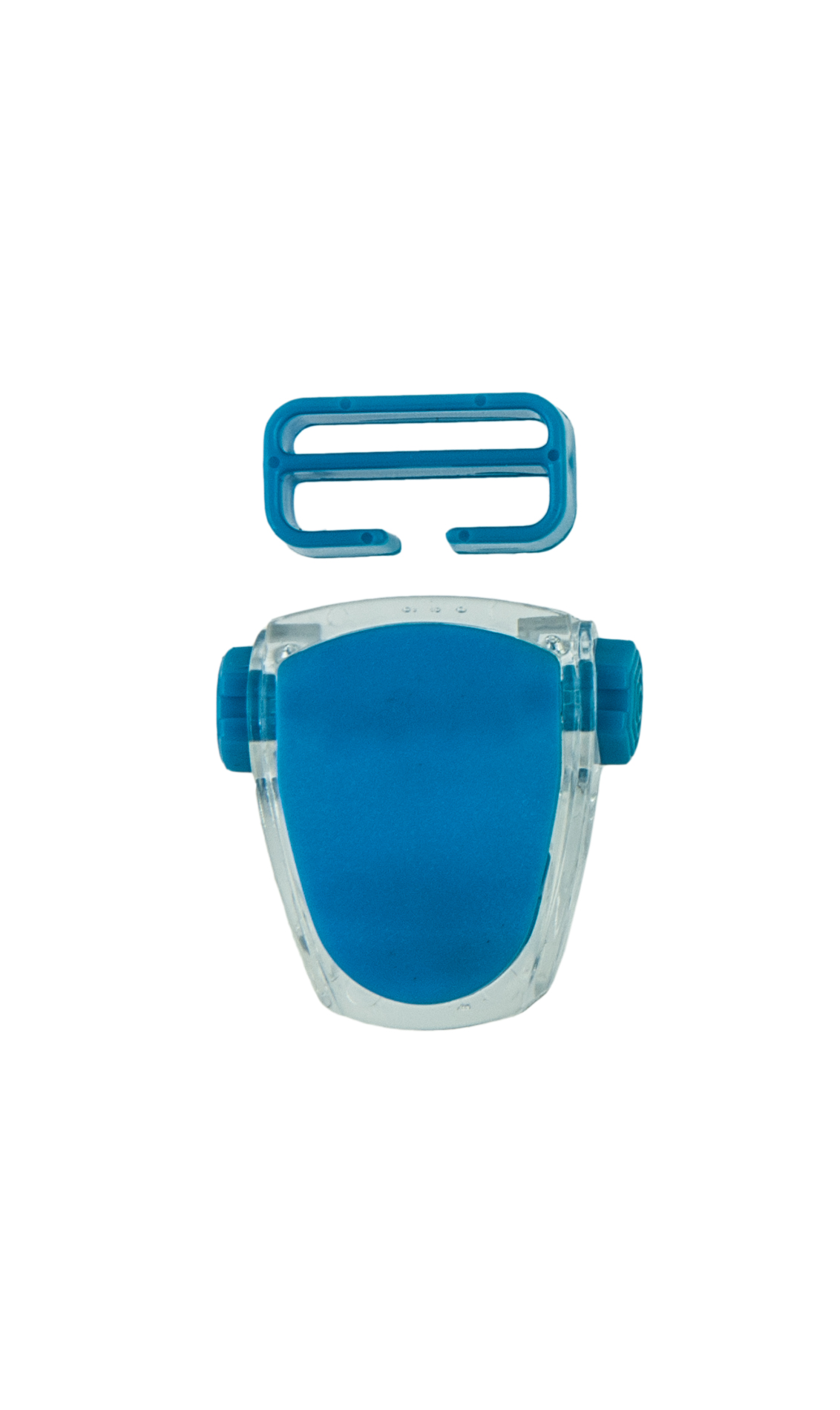 Buckle for mask Frameless Neon, Viper, Tiara II - neon blue