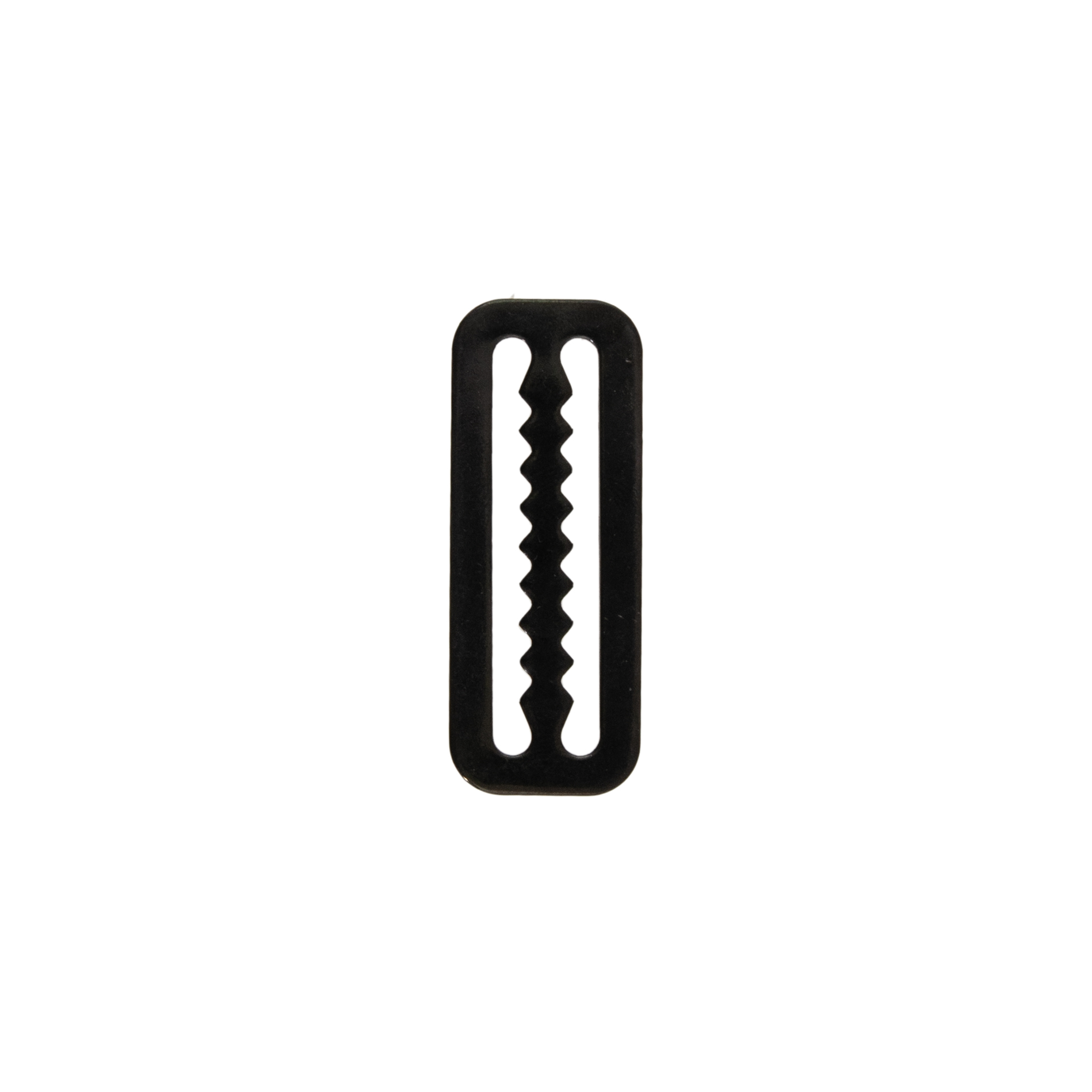 Serrated triglider black 24x60 mm for webbing belt 50 mm - Military Line