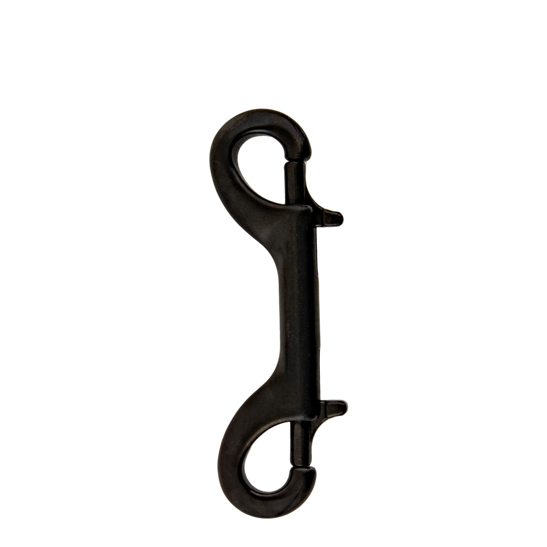 Mosqueton Doble Inox 100mm Negro Military