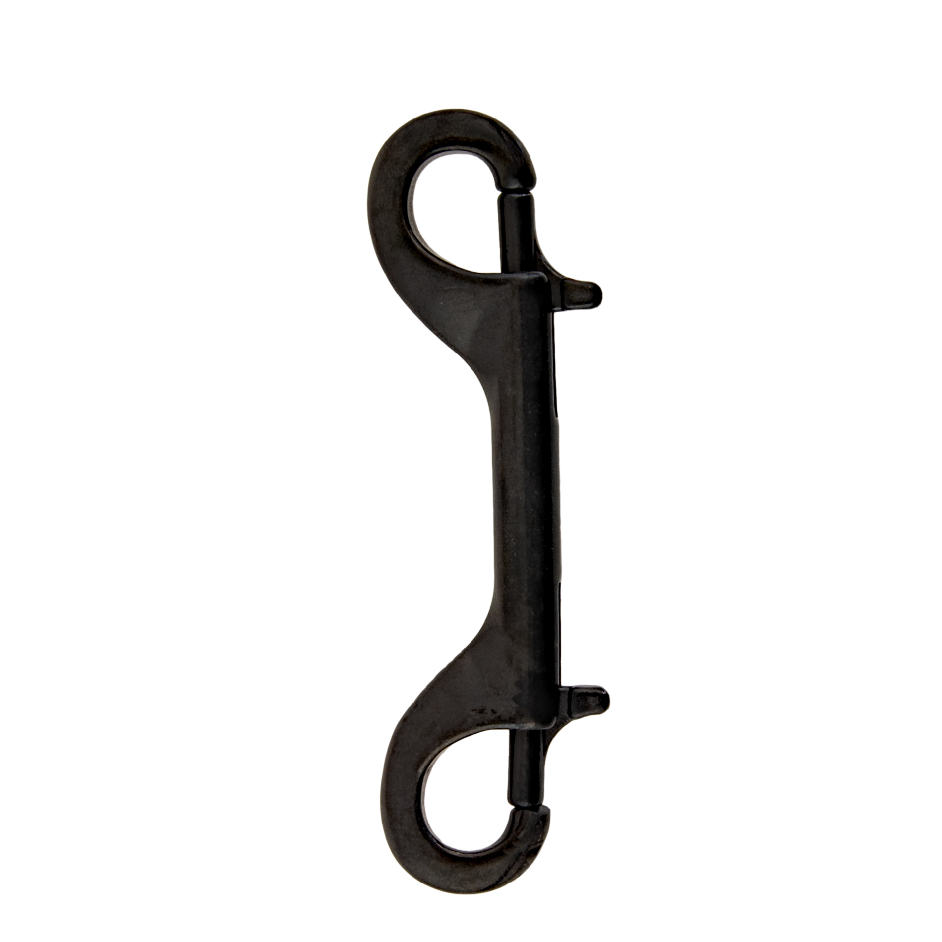 Mosqueton Doble Inox 115mm Negro Military