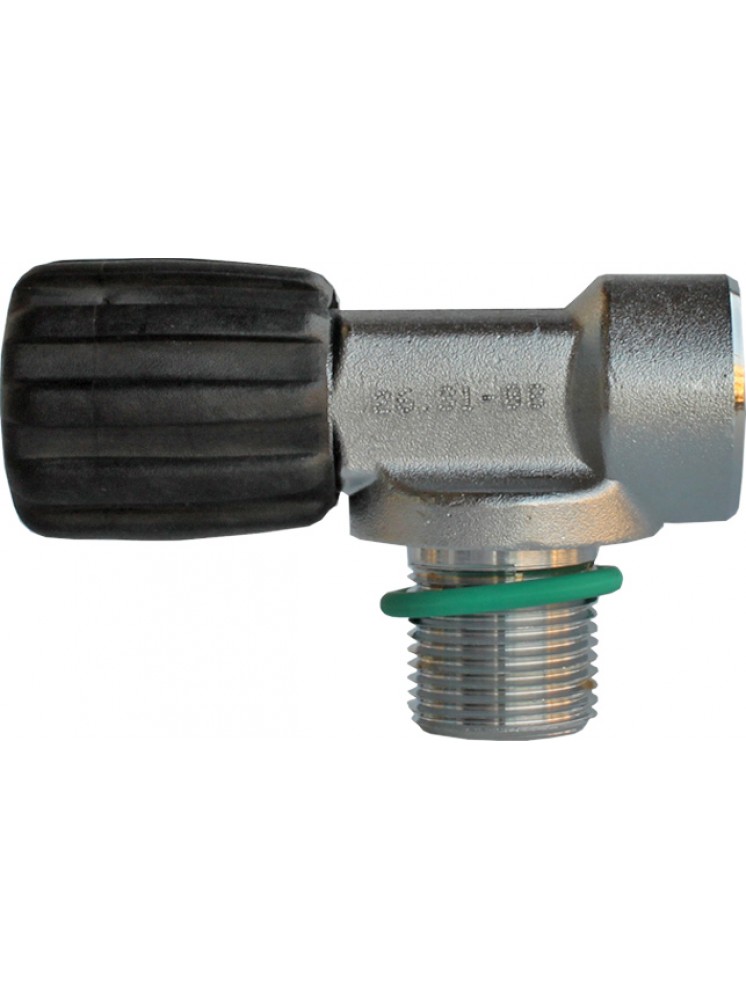 Mono valve M25x2, 232 bar, for rebreather - Viton
