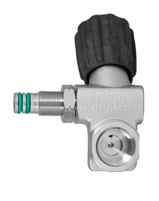 Second outlet, 232 bar, for expendable mono valve 232 bar, right