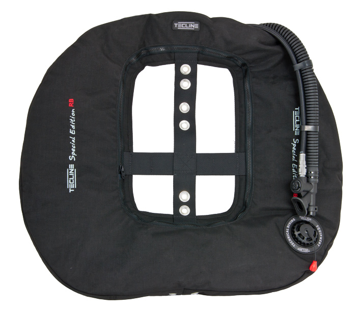 Donut 22 Special Edition Rebreather, black (22kg/50lbs) - customize IFLP hose length