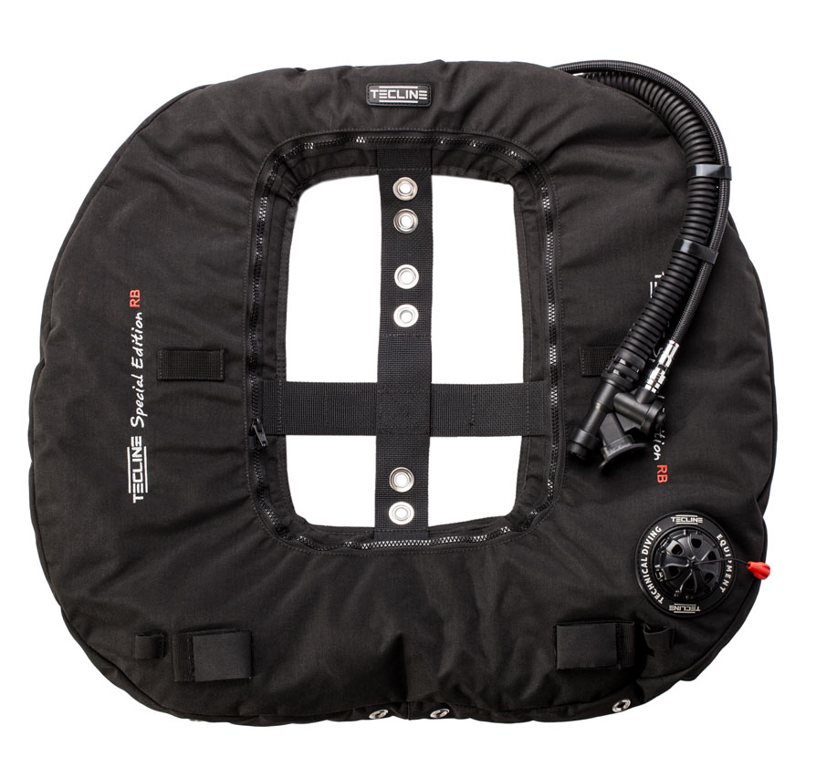 Donut 22 Special Edition Rebreather II, black (22kg/50lbs) - customize IFLP hose length