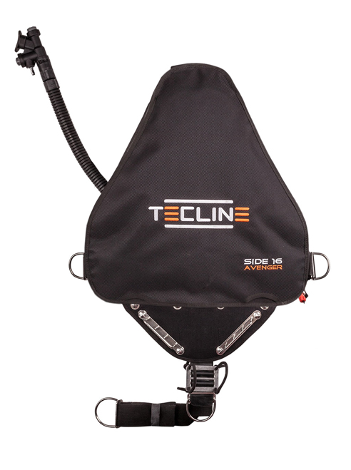 Side Mount BCD SIDE 16 Avenger, black - 16 kg buoyancy
