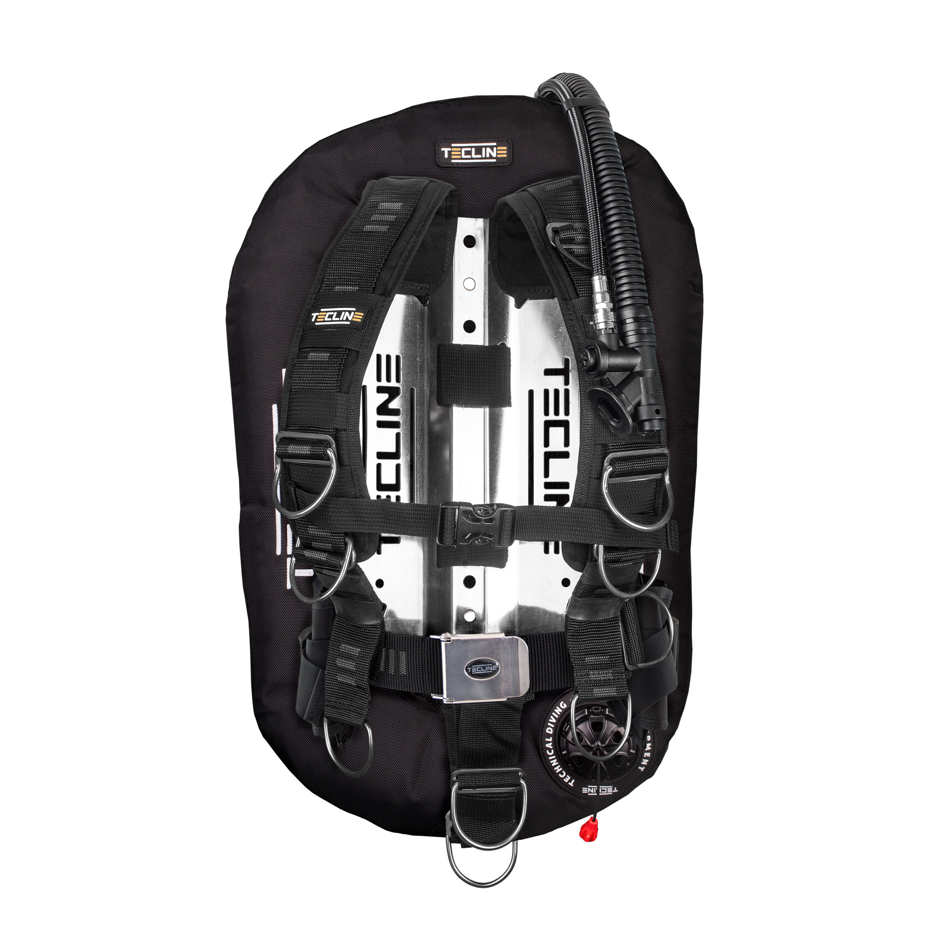 Donut 15 with Comfort harness, built in mono adapter, weight pocket, tank belts & BP