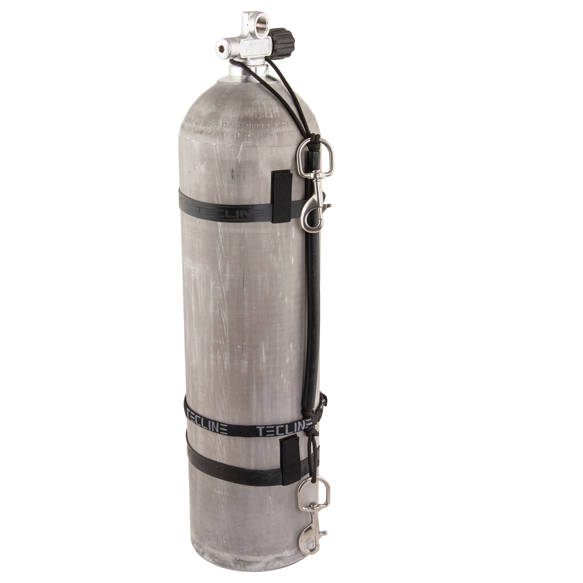 Kit Rigging Etapa 10/11,1L Mosquetones Inox 120mm con Gomas
