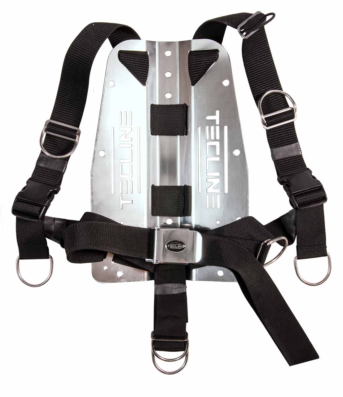 Harness TecLine QR standard webbing - incl. 3 mm aluminum backplate