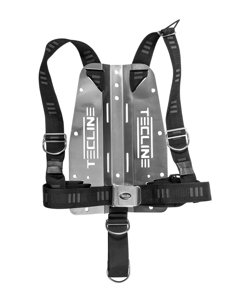 Harness TecLine DIR soft webbing "E" - incl. 3 mm SS backplate