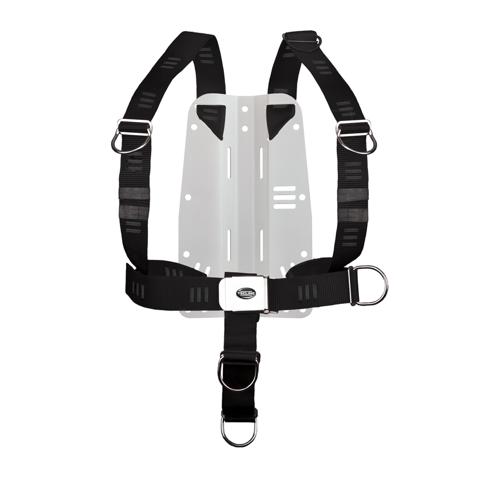 Harness Tecline DIR soft webbing "E" - incl. 3 mm alu MIDI backplate