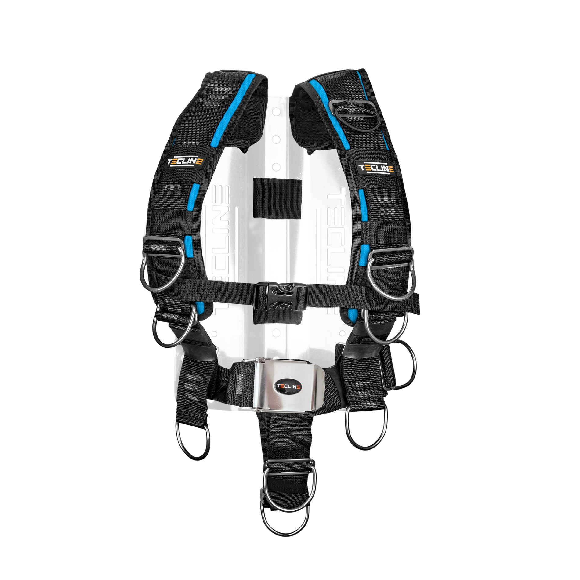 Harness only Tecline Comfort, blue, soft webbing "E"