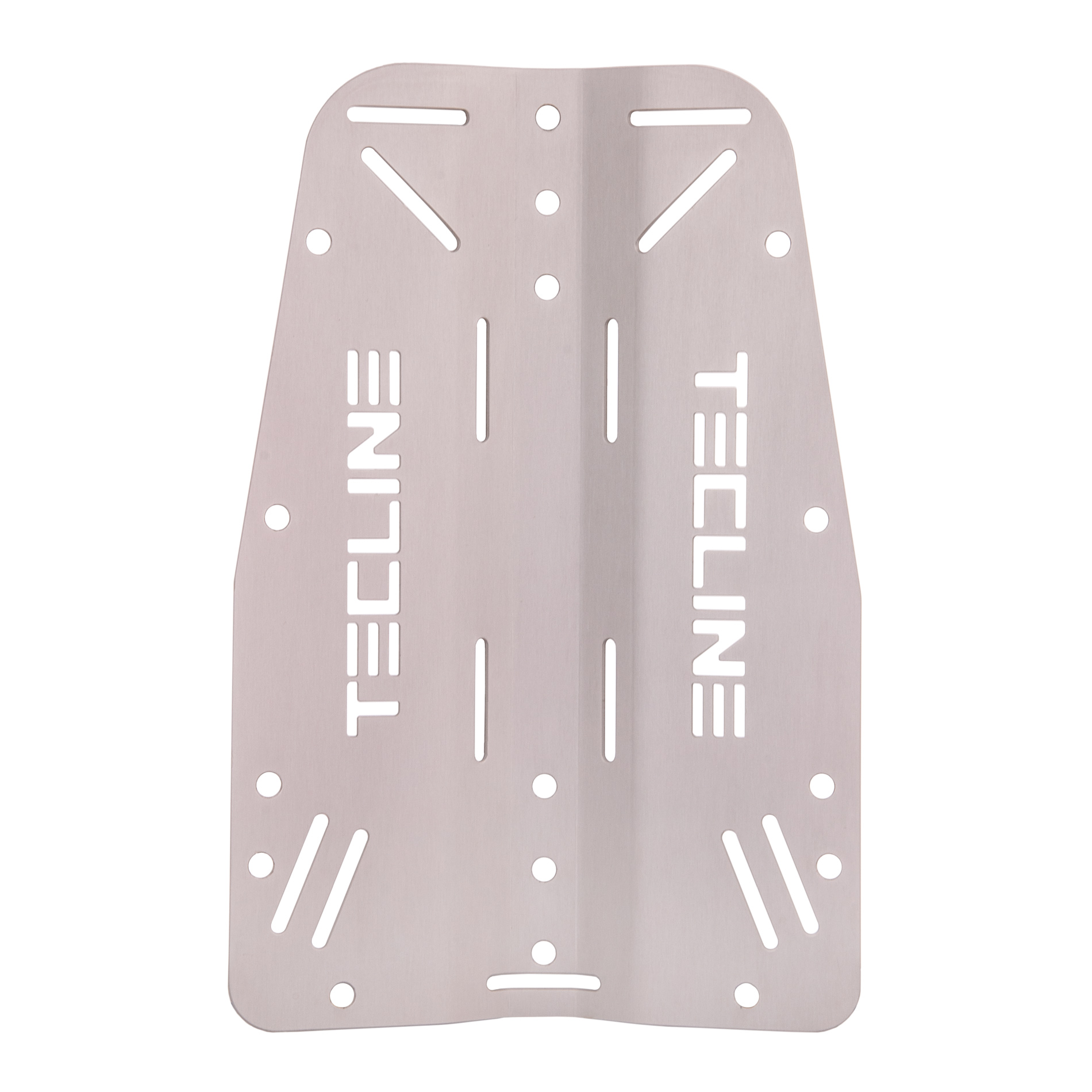Standard backplate alu 3 mm, (0,85 kg) silver