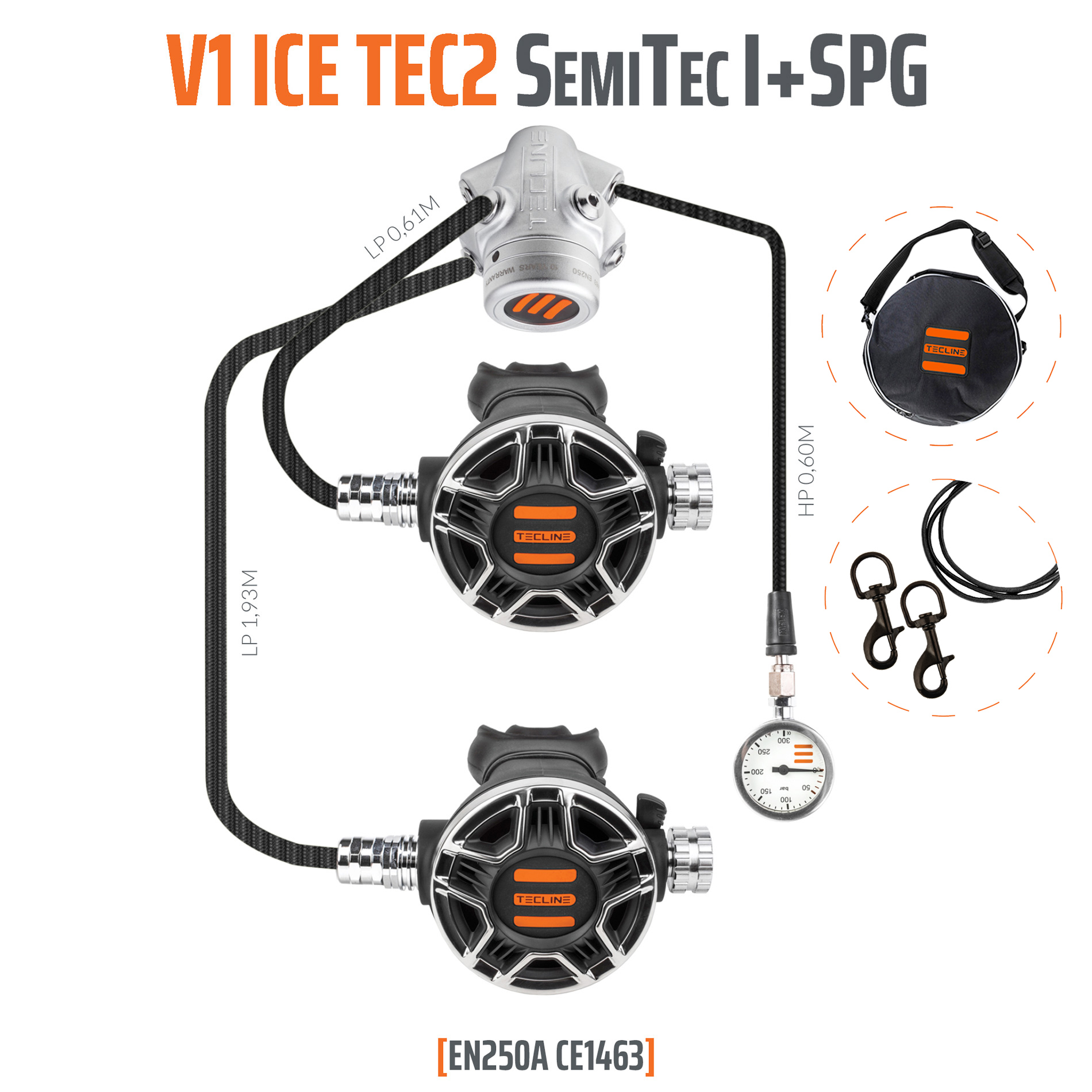 Regulator V1 ICE TEC2 SemiTec I set with SPG - EN250A