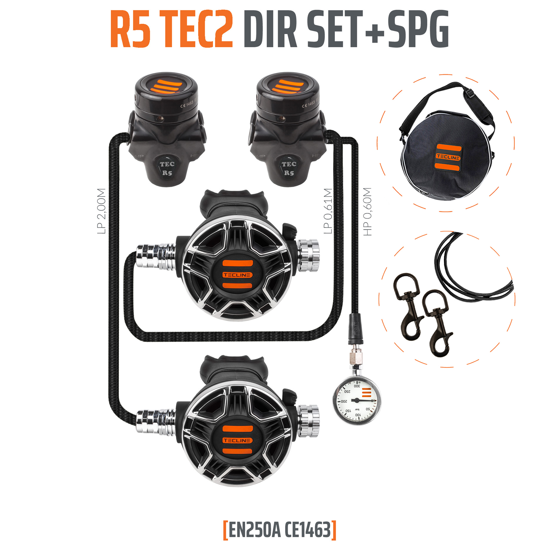 Regulator R5 TEC2 DIR Set with SPG - EN250A