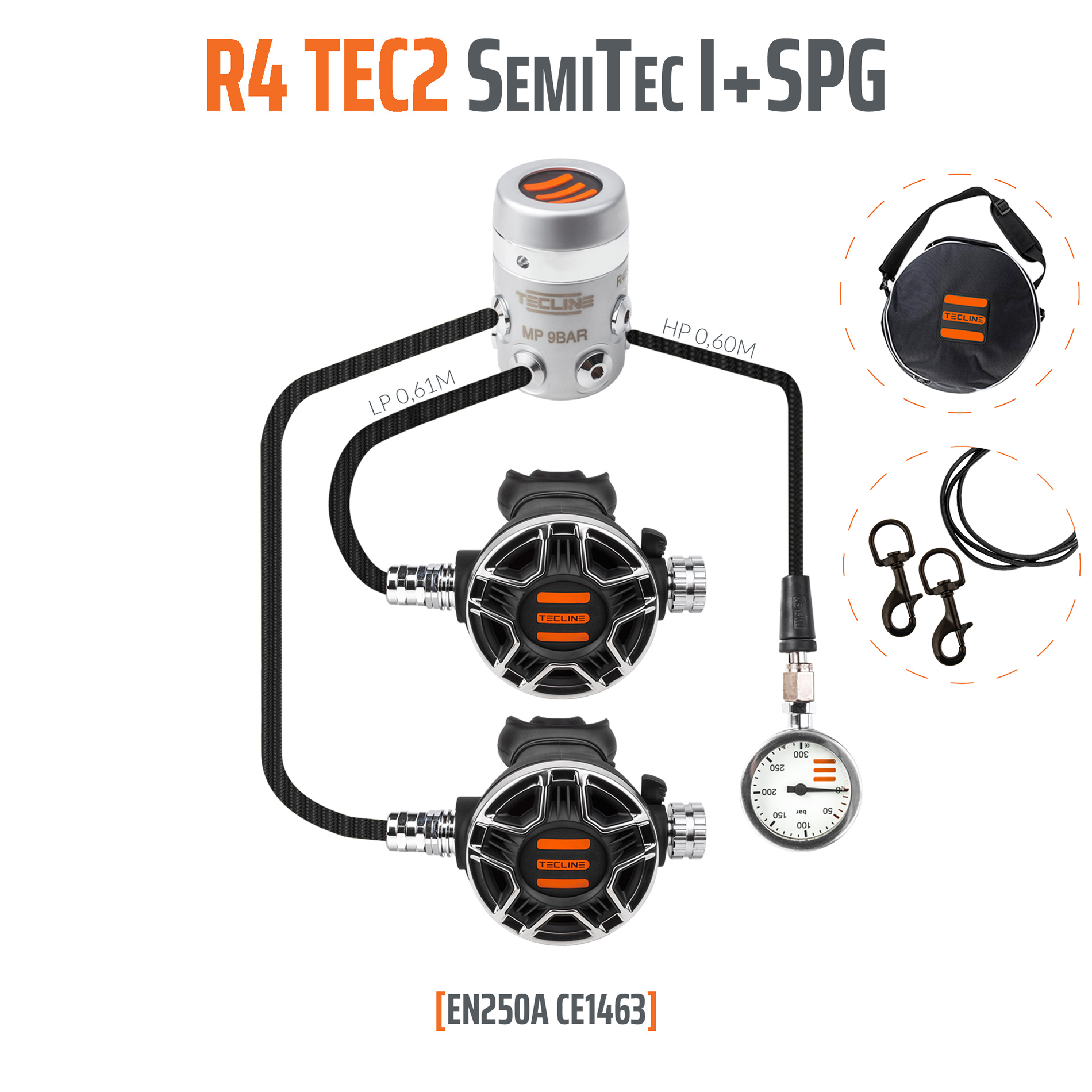 Regulator R4 TEC2 SemiTec I set with SPG - EN250A